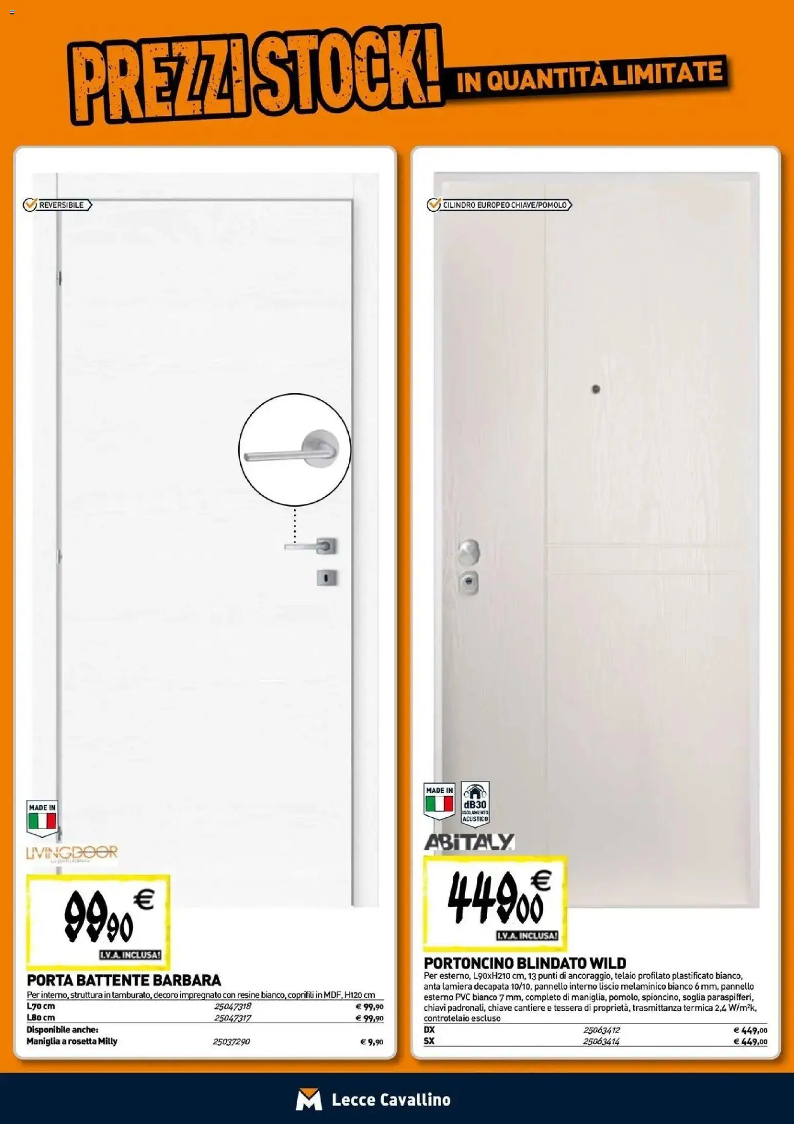 Nuovo TECNOMAT - Straordinari prezzi stock! dal 24/09/2026 > offerte anteprima 🛍️ | Pagina: 11 | Prodotti: Porta