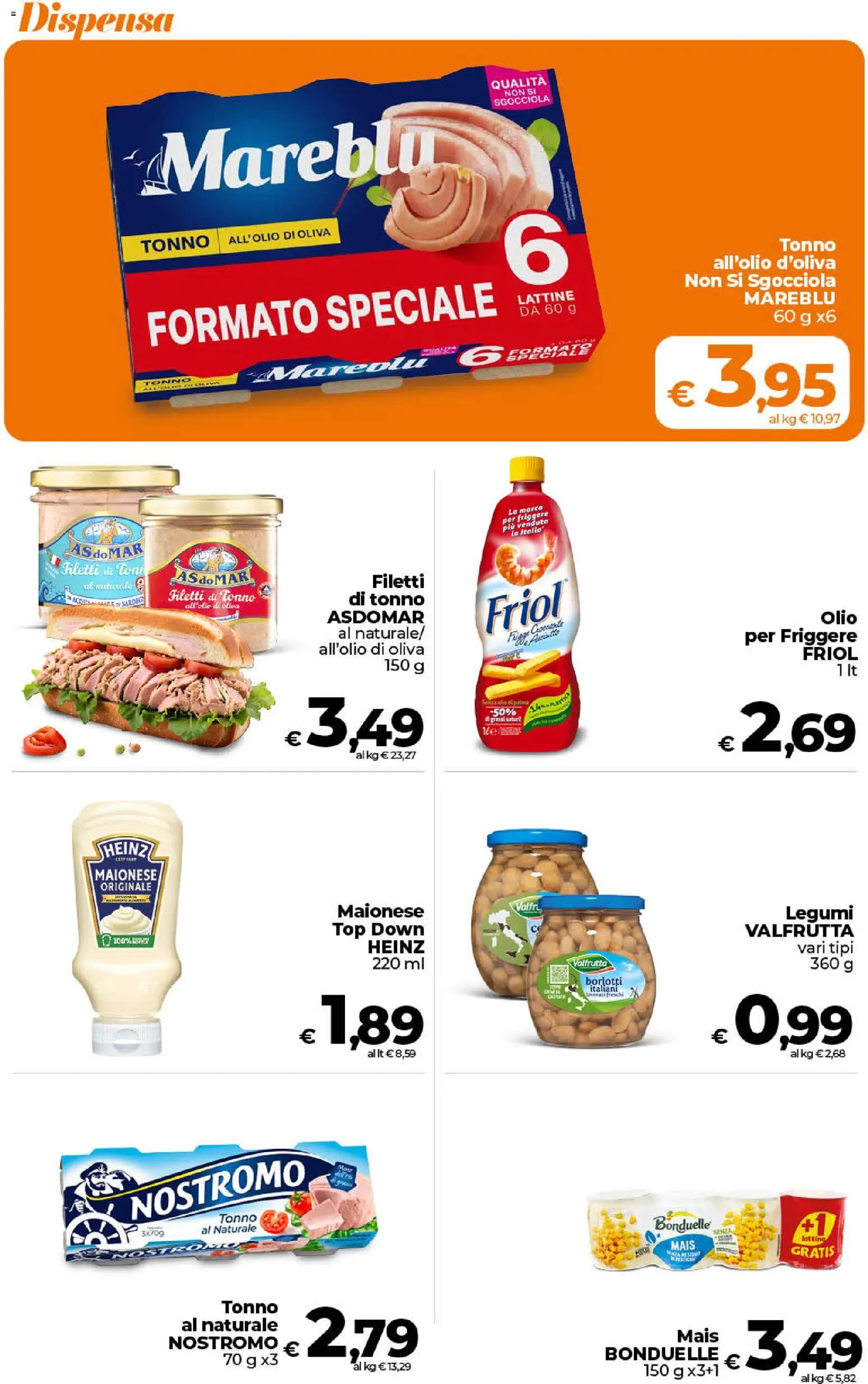 Volantino Ipercoop del 21/08/2026 | Pagina: 34 | Prodotti: Legumi, Maionese, Tonno, Mais