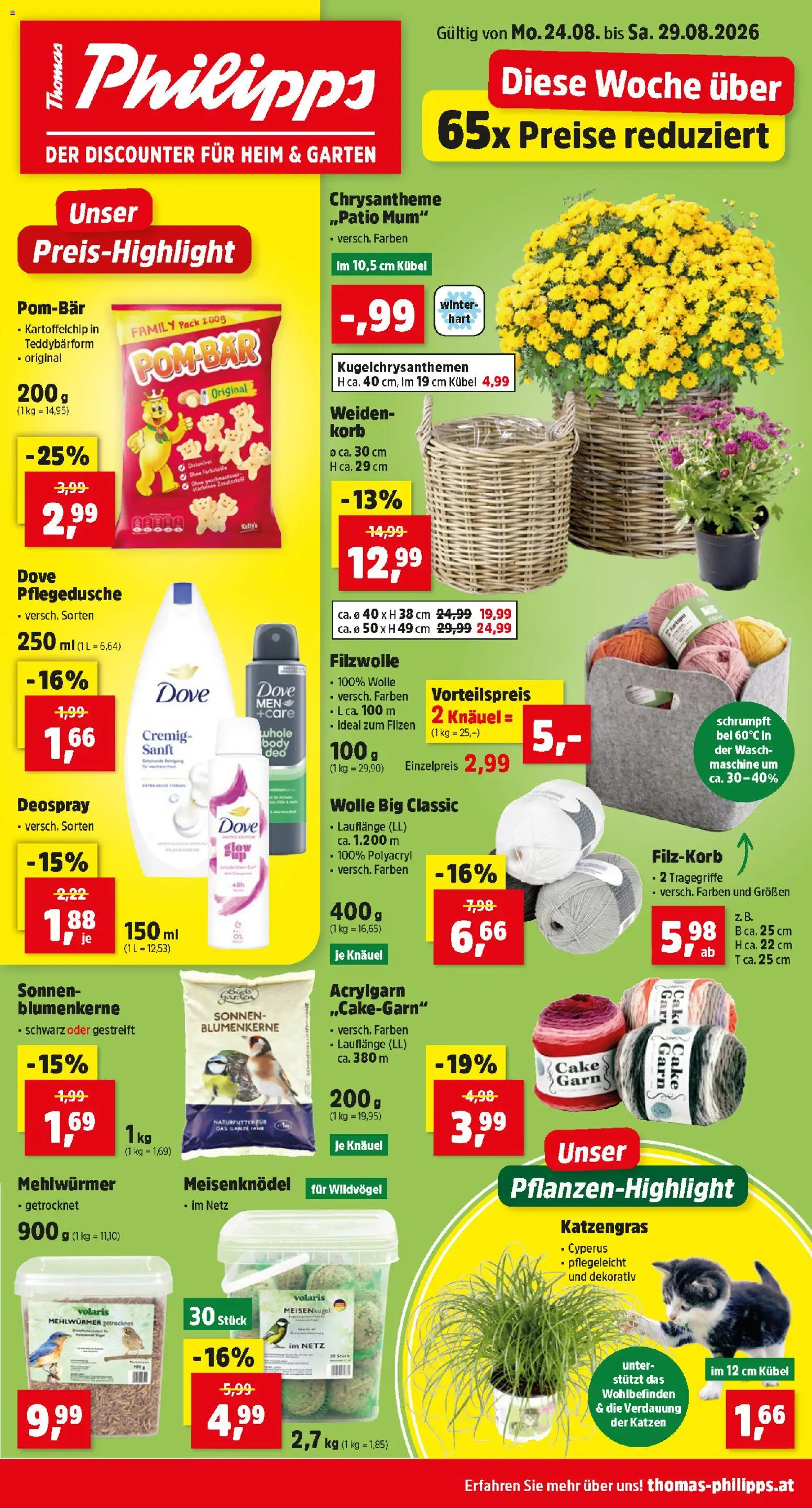 Thomas Philipps Flugblatt gültig ab 24.08.2026 | Seite: 1 | Produkte: Korb