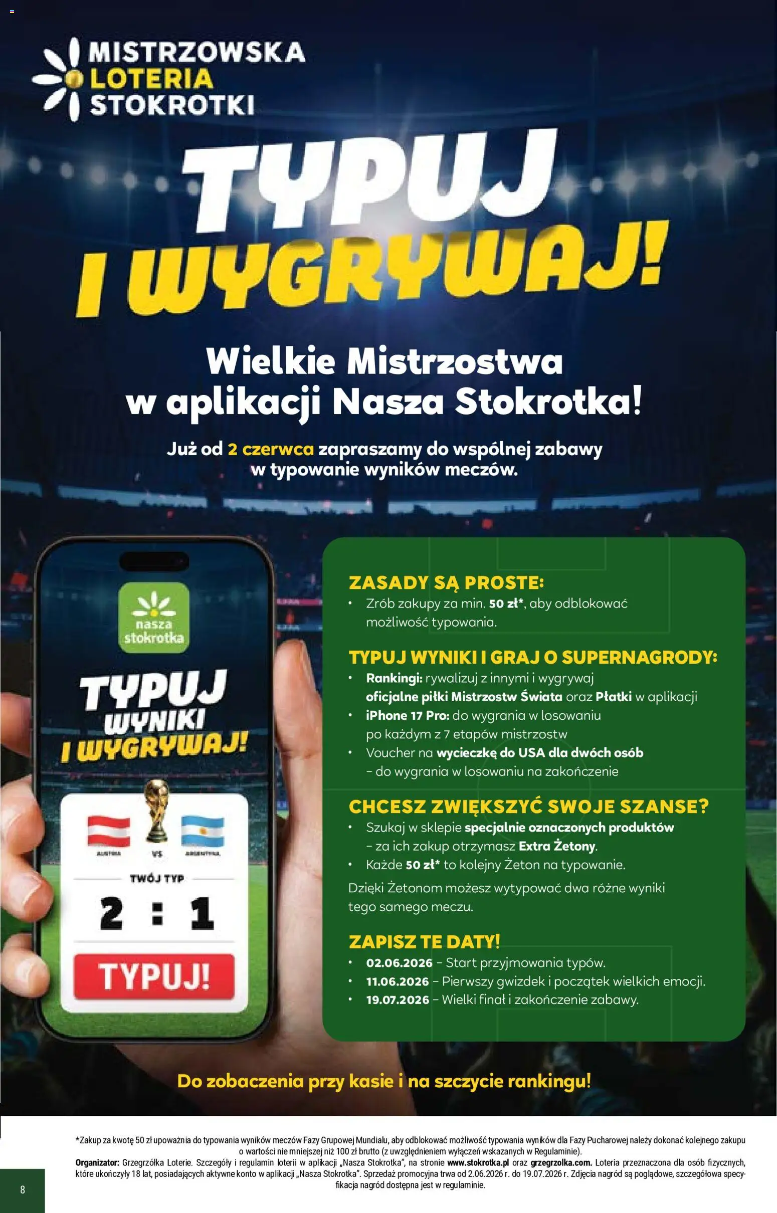Stokrotka gazetka od 18.06.2026 | Strona: 8 | Produkty: Stokrotka, Płatki