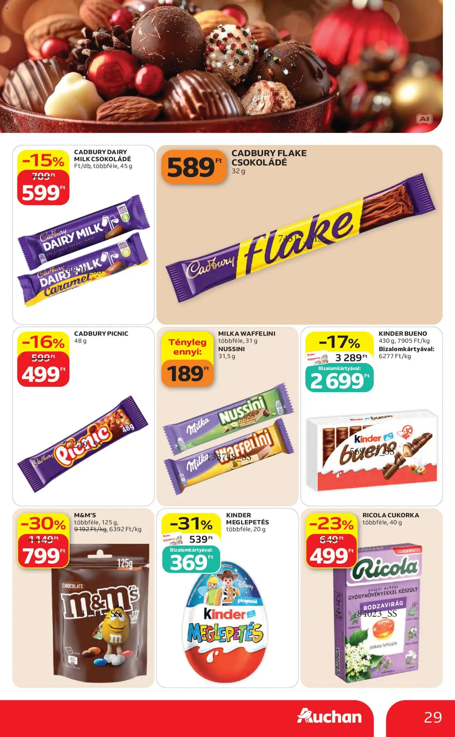 Auchan akciós ujság - amely érvényes a következő dátumtól: 2026.10.22. | Oldal: 29