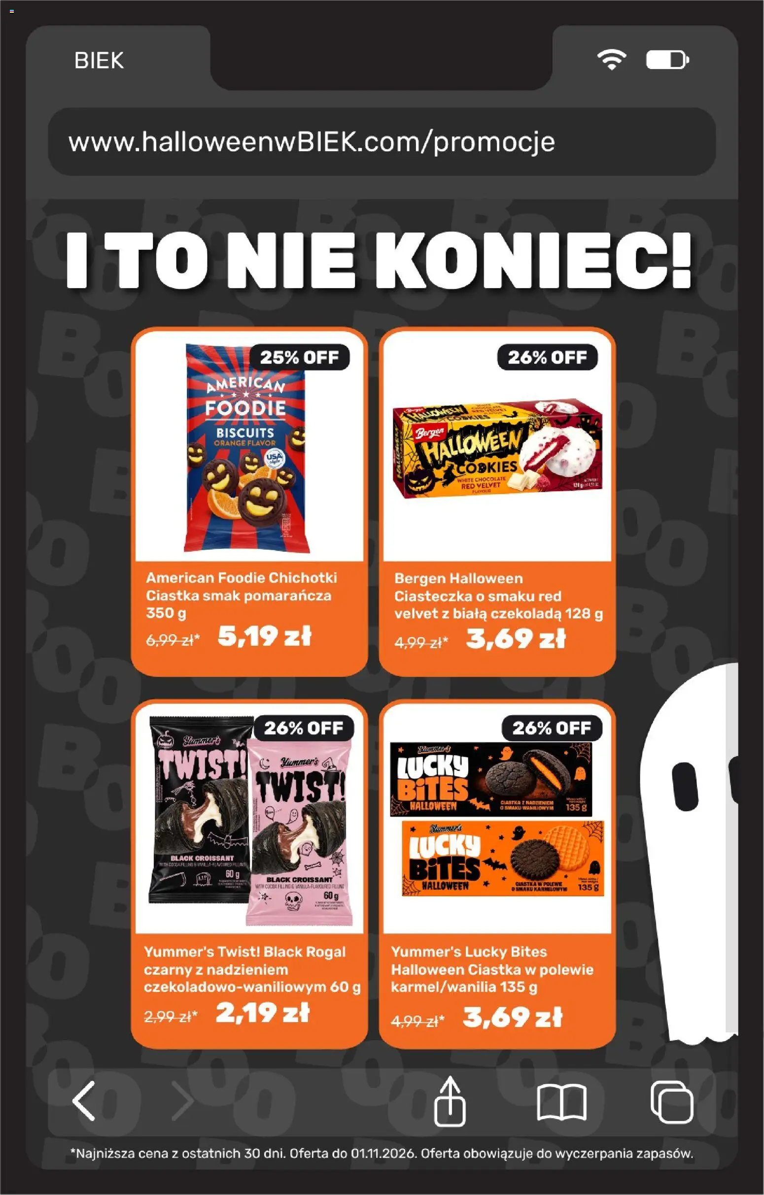 Biedronka Polsko leták - Biek od 30.10.2026 | Strana: 8 | Produkty: Cookies, Velvet, Croissant