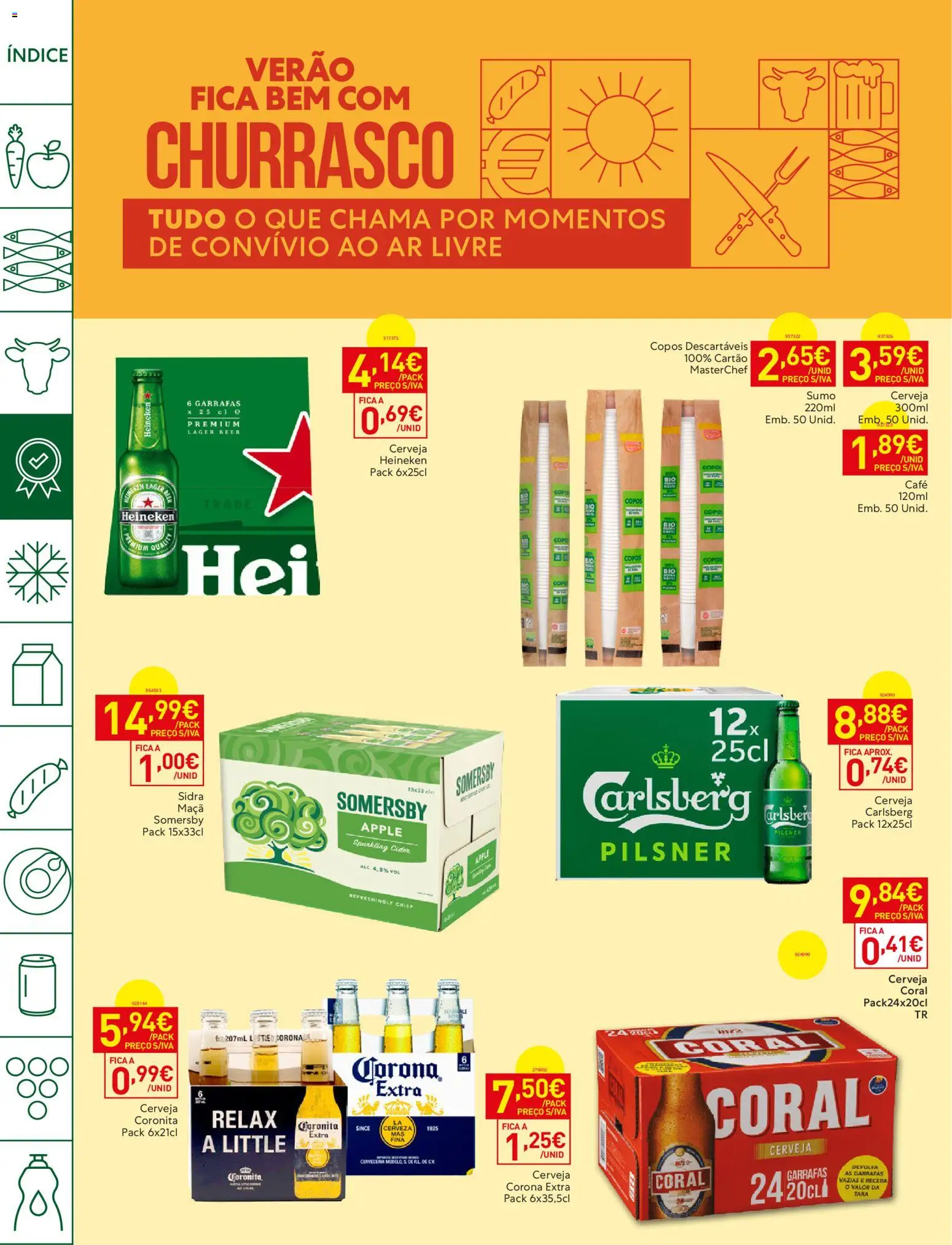 Recheio Horeca Madeira │ válido de 21/07/2026 | Página: 10 | Produtos: Copos, Café, Sumo, Cerveja