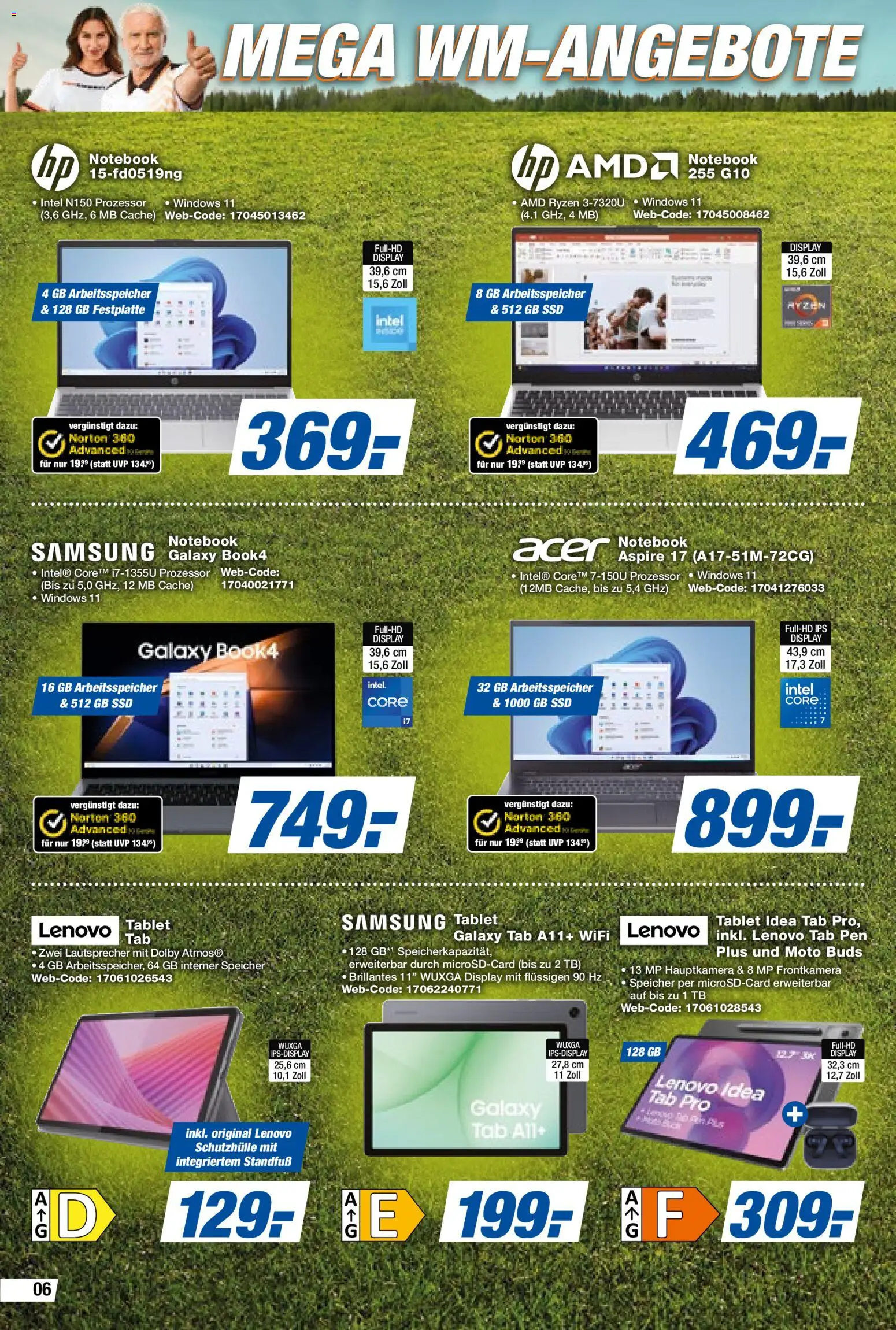 Expert Prospekt – gültig ab 26.06.2026 | Seite: 6 | Produkte: Lenovo, Lautsprecher, Notebook, Tablet