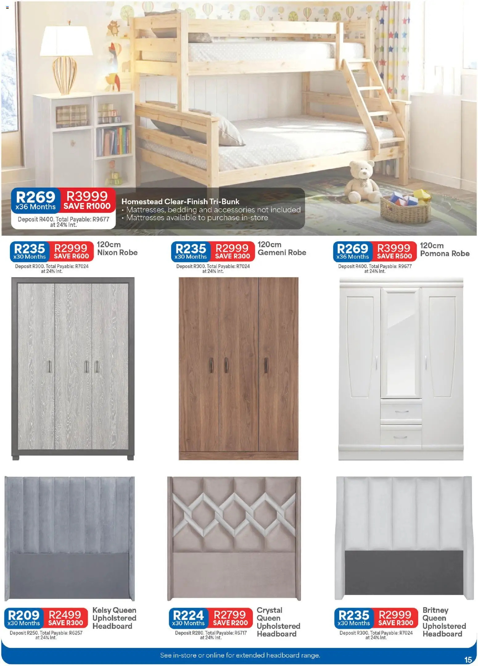 New OK Furniture catalogue – valid from 06/07/2026 | Page: 15 | Products: Headboard