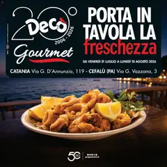Anteprima del volantino Decò volantino Gourmet Sicilia valido a partire dal 31/07/2026