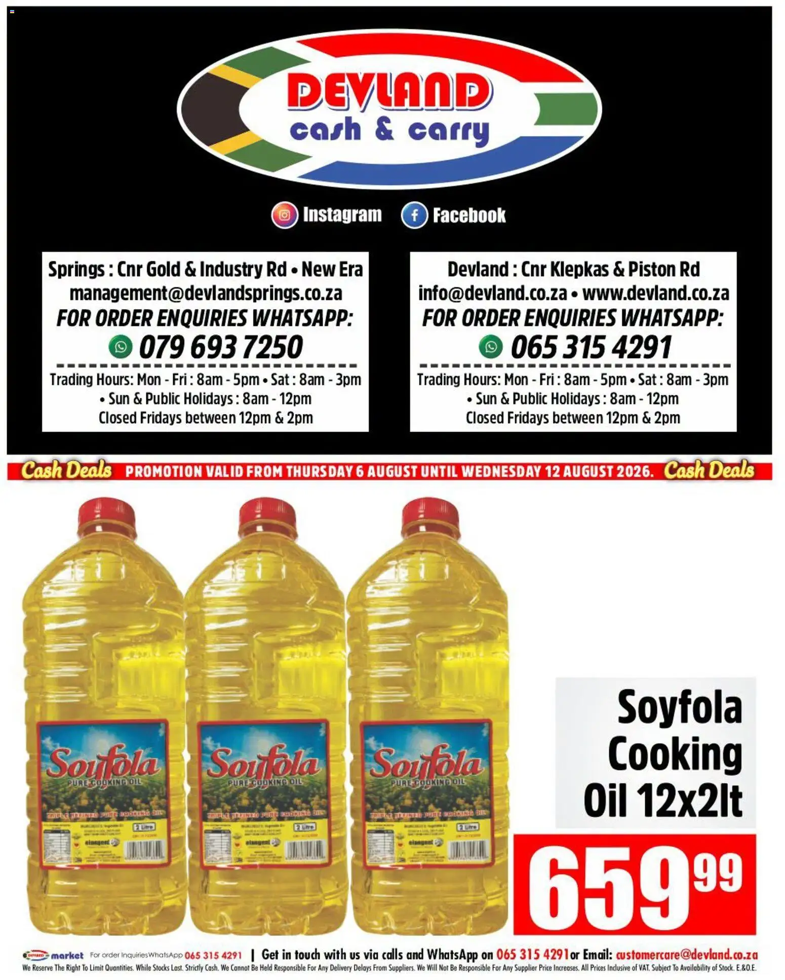 New Devland catalogue – valid from 06/08/2026 | Page: 9 | Products: Oil