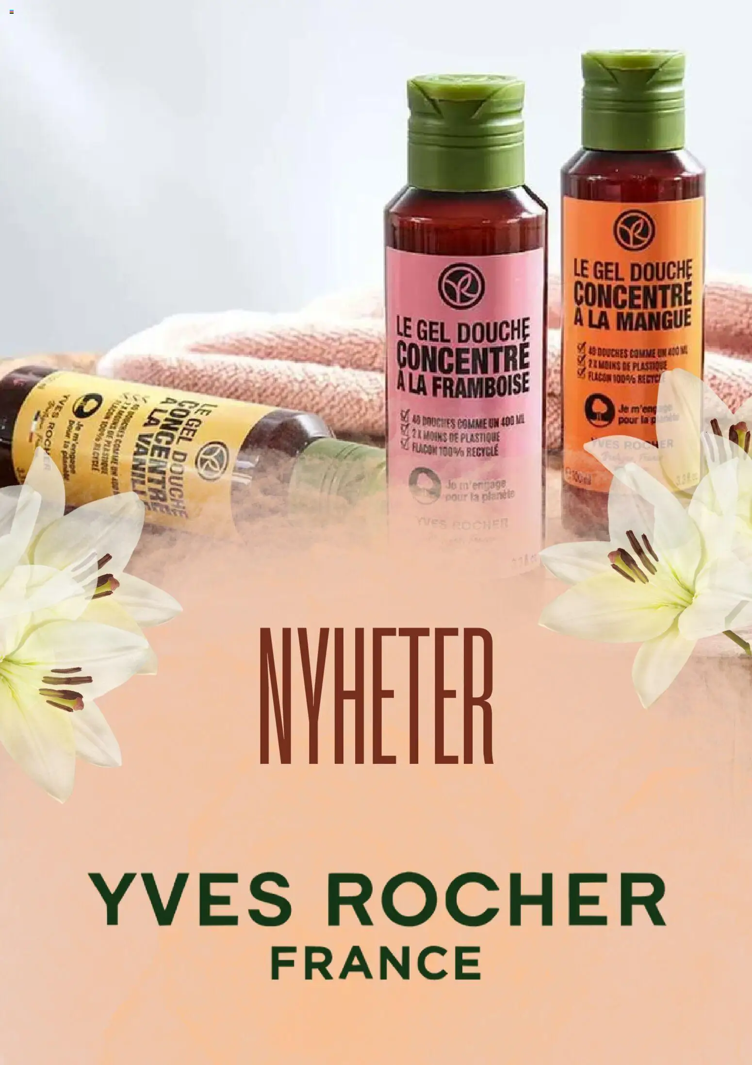 Yves Rocher reklamblad aktuell från 01/09/2026 | Sida: 1 | Produkter: Nyheter