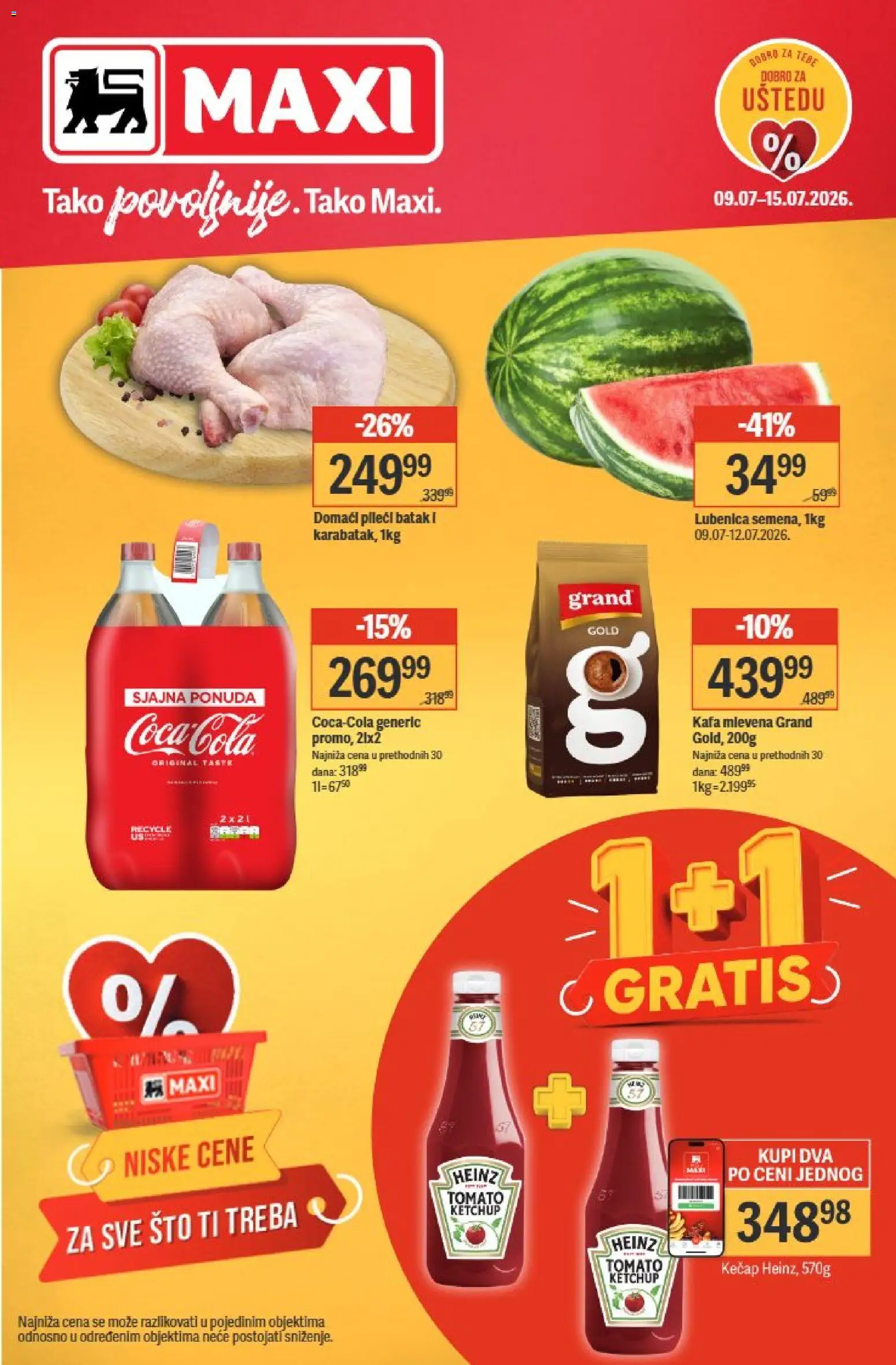 Maxi katalog - važi od 09.07.2026 | Strana: 1