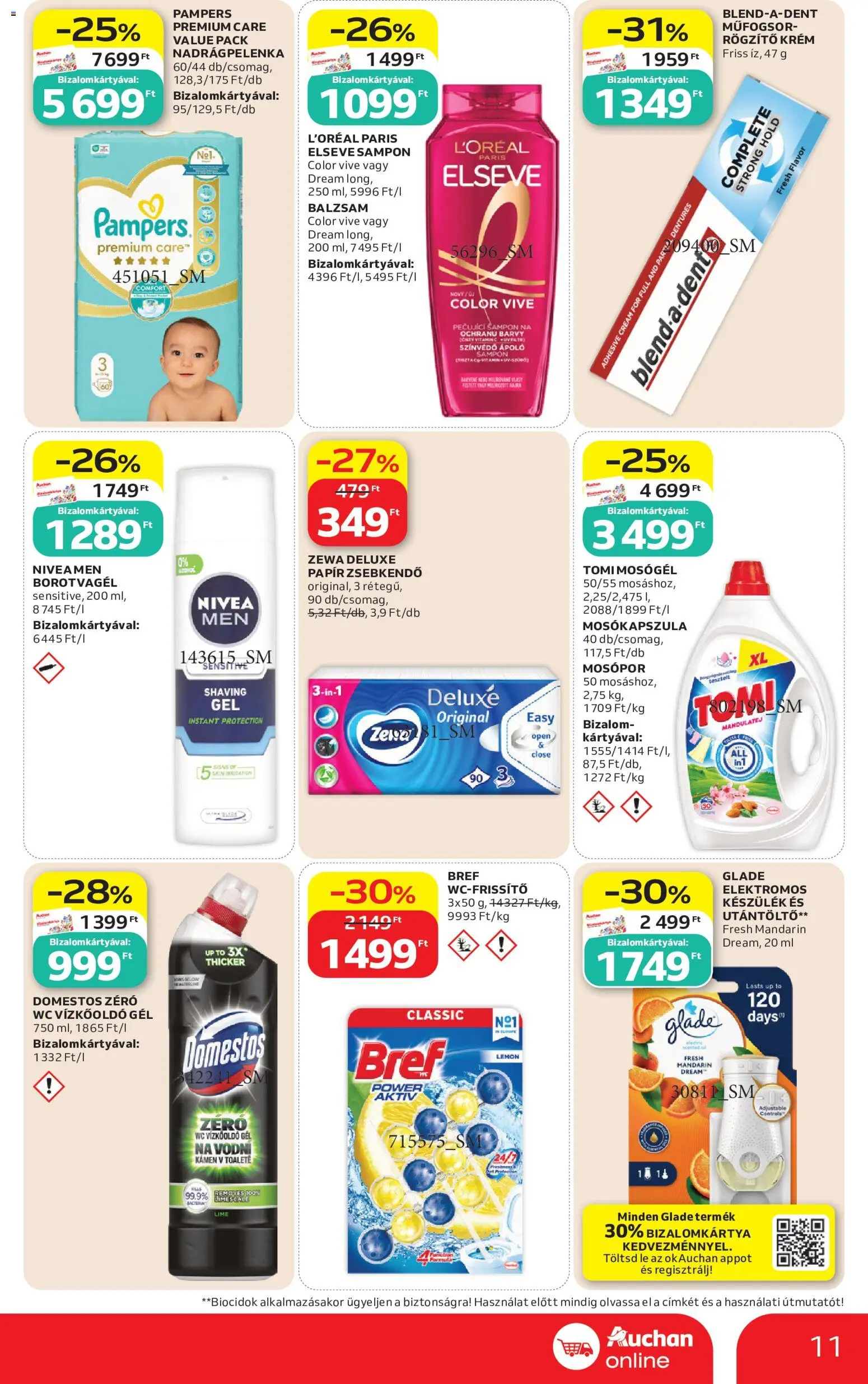 Auchan akciós ujság - amely érvényes a következő dátumtól: 18.06.2026 | Oldal: 11 | Termékek: Lime, Mandulatej, Sampon, Mosópor
