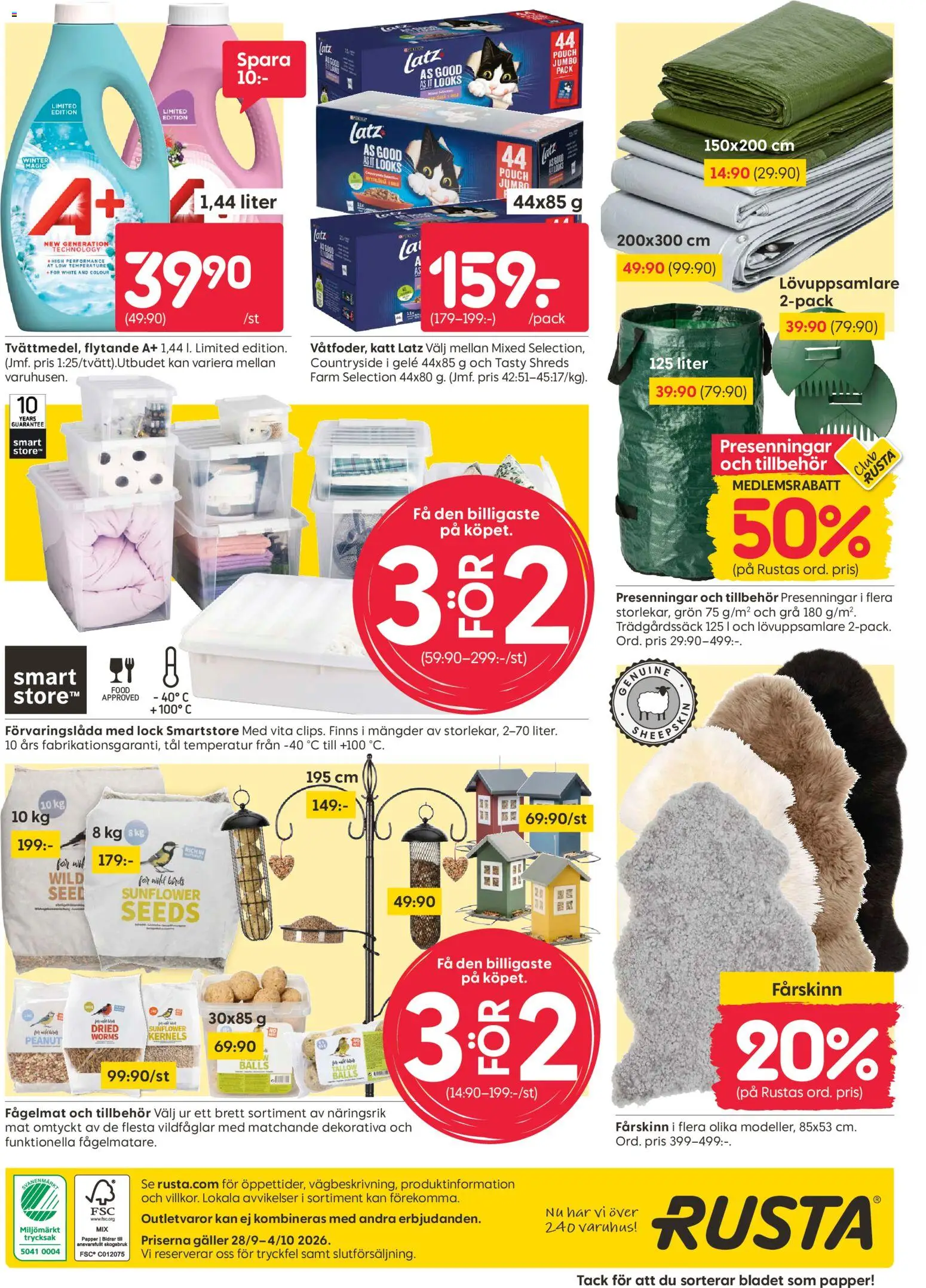 Rusta reklamblad aktuell från 28/09/2026 | Sida: 16
