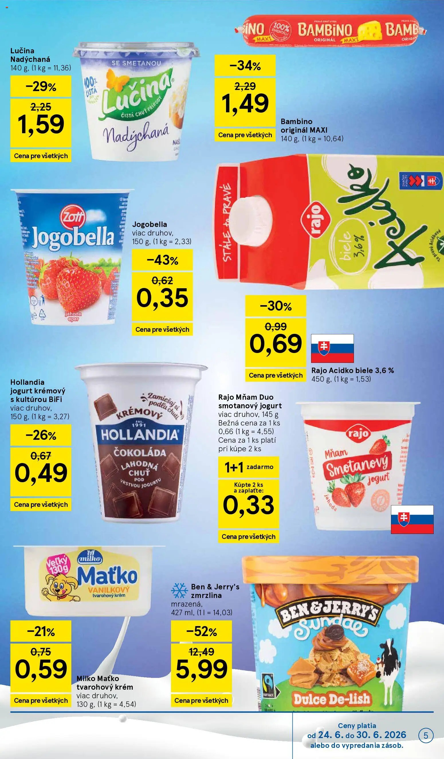 Nové Tesco akcie – leták je platný od 24.06.2026 | Strana: 5
