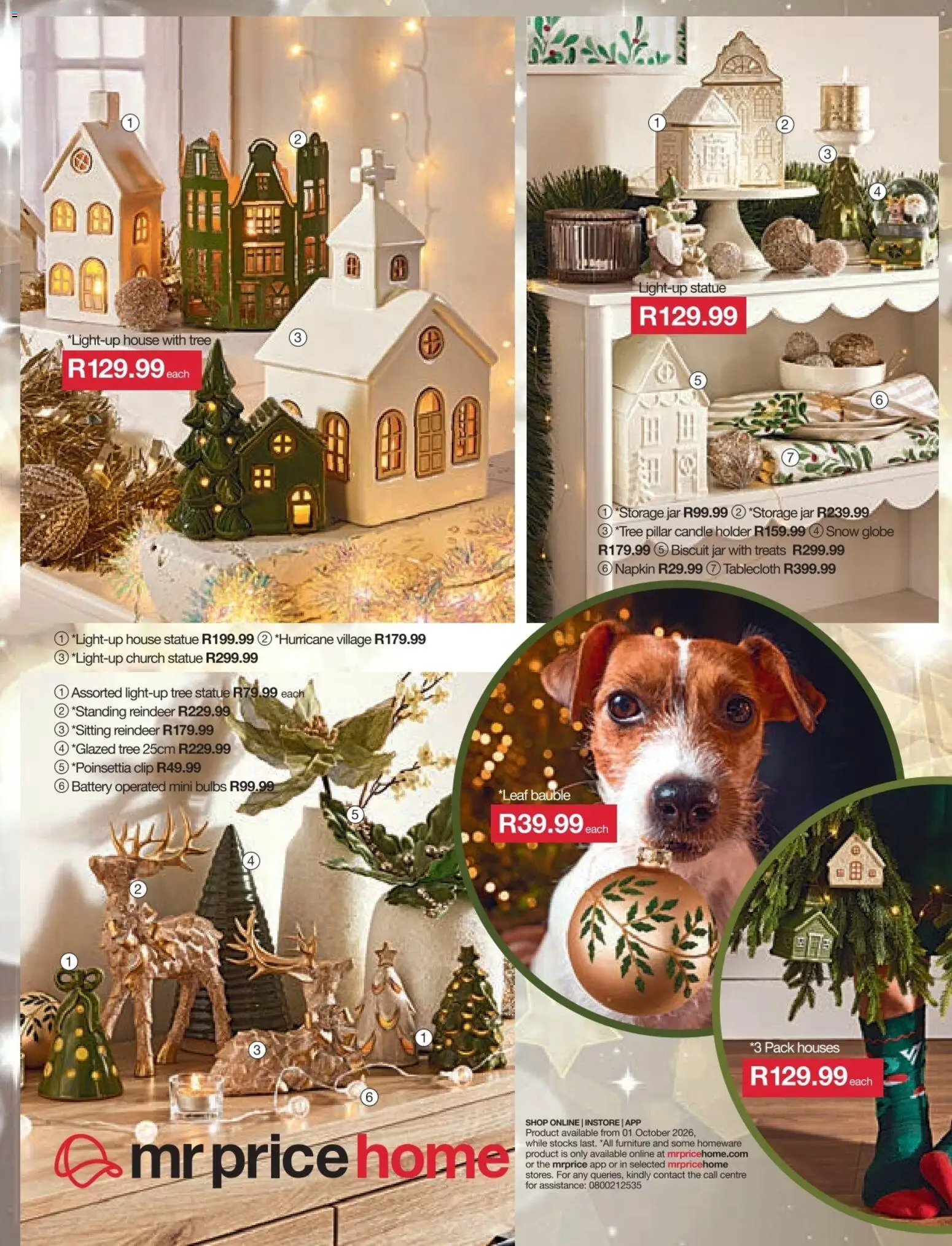 New MRP Home catalogue – valid from 01/10/2026 | Page: 14 | Products: Candle holder, Globe, Battery