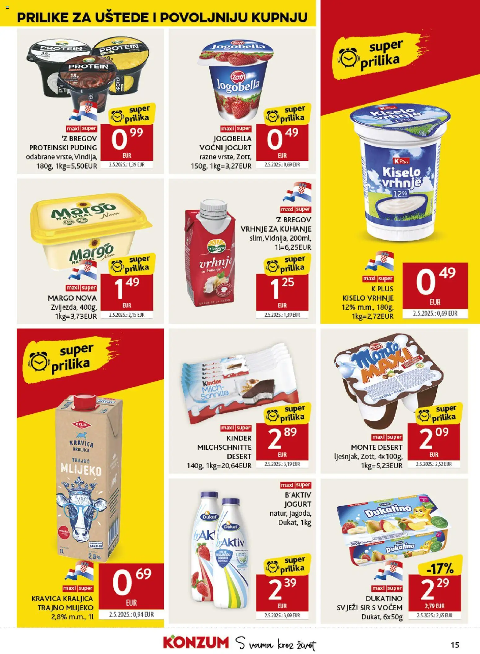 Konzum HR akciós ujság - amely érvényes a következő dátumtól: 2026.08.04. | Oldal: 15