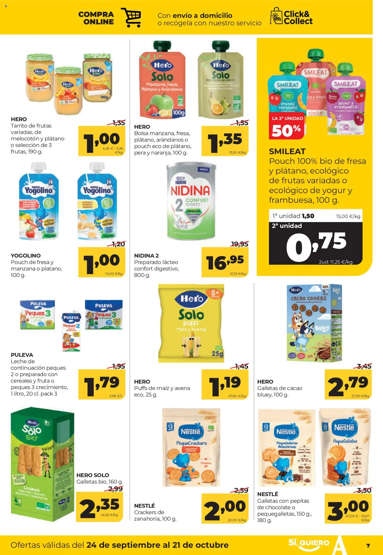 Alimerka folleto Castilla y León │ válido desde el 24/09/2026 | Página: 7 | Productos: Fruta, Manzana, Galletas, Cacao