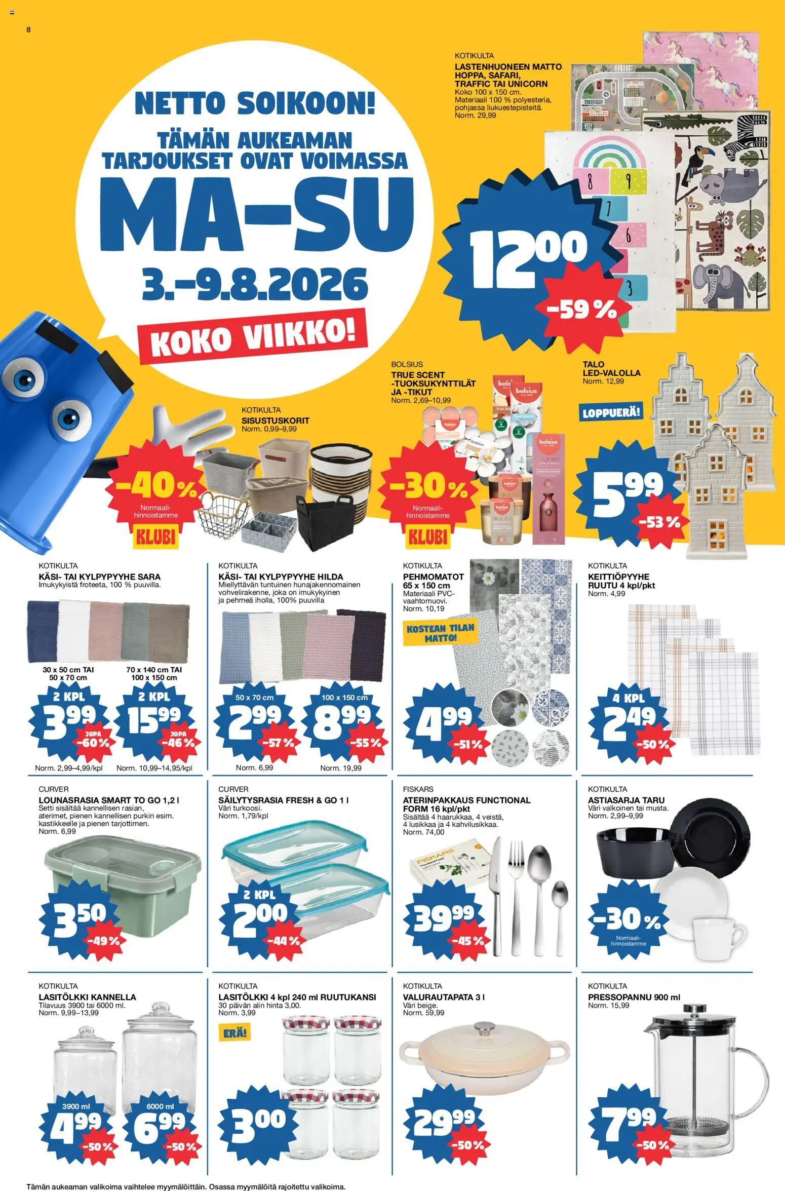 Tokmanni tarjoukset – voimassa 03/08/2026 alkaen | Sivu: 8