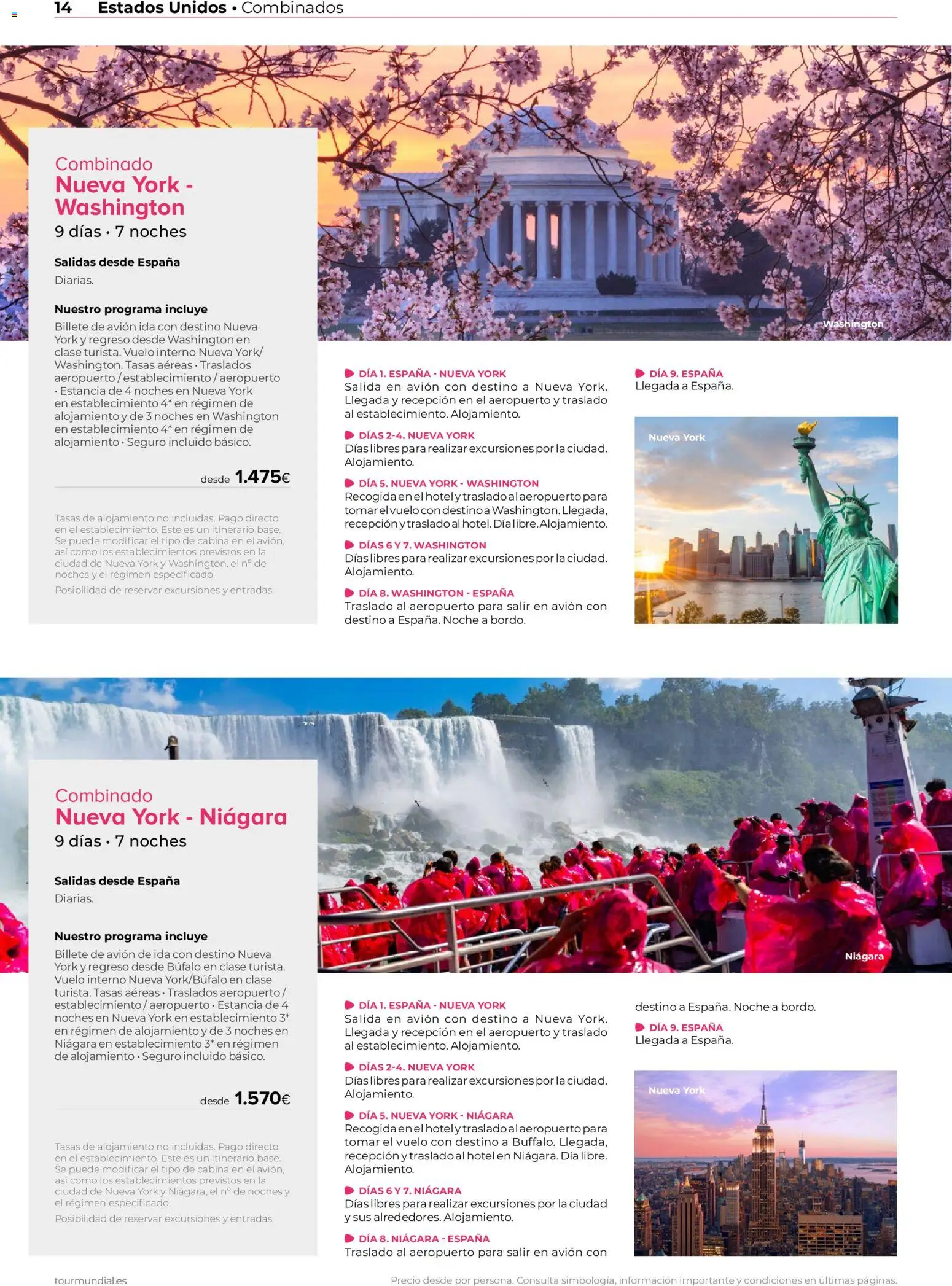 Viajes El Corte Inglés Norteamérica y Caribe │ válido desde el 01/01/2026 | Página: 14