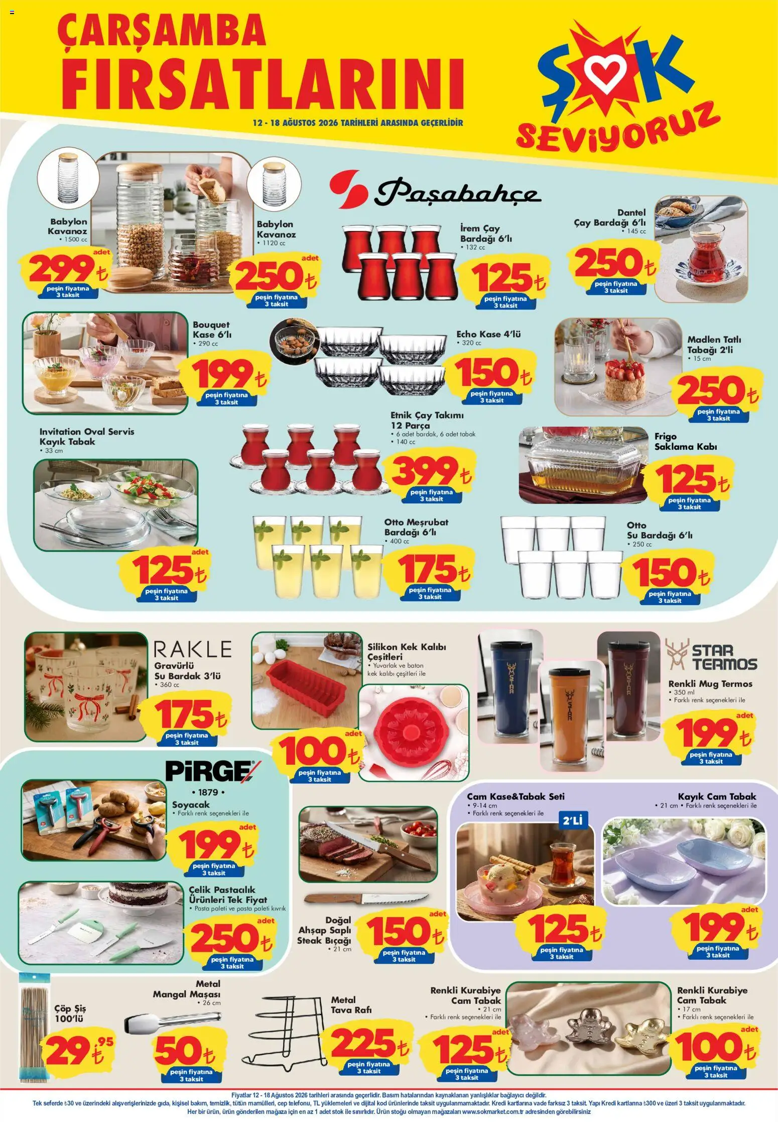 Şok Market - Hafta sonu fırsatları - 12 Ağustos 2026 tarihinden itibaren geçerlidir | Sayfa: 3 | Ürünler: Şort, Terlik, Kemer, Bağlayıcı
