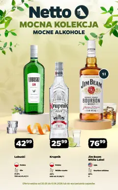 Pogląd oferty "Netto gazetka - Alkohole mocne" - ważna od 25.05.2026