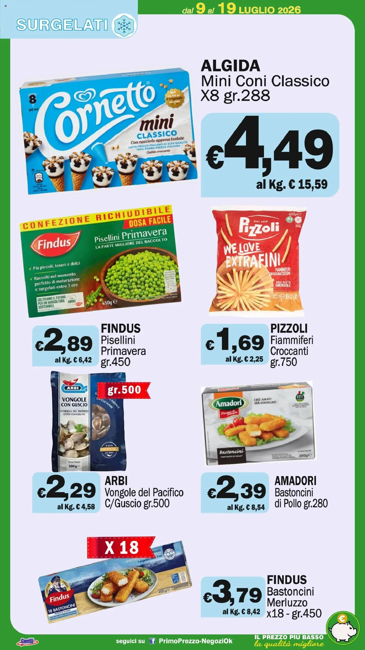 Volantino Primo Prezzo del 09/07/2026 | Pagina: 39