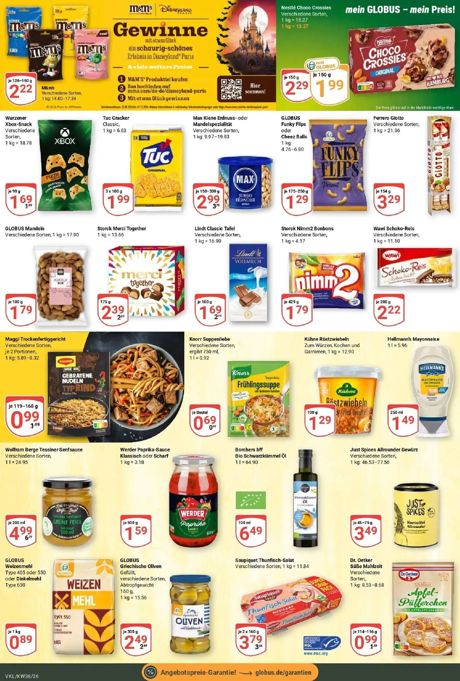 Globus Prospekt Völklingen (ab 14.09.2026) » Angebote online | Seite: 18 | Produkte: Xbox, Äpfel, M&M's, Knorr