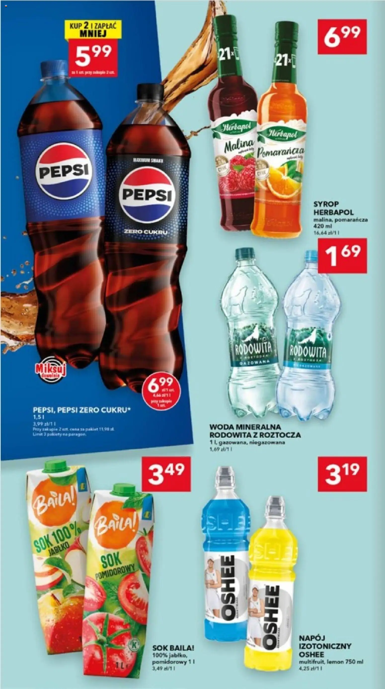 Lewiatan gazetka - Lublin od 22.10.2026 | Strona: 12 | Produkty: Malina, Pepsi, Sok, Pepsi Zero