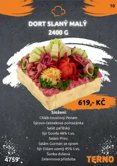 Náhled letáku Terno leták - Grill Zlín – Studená kuchyně od 07.04.2026 | Strana: 11 | Produkty: Gouda, Chléb, Salát, Pomazánka