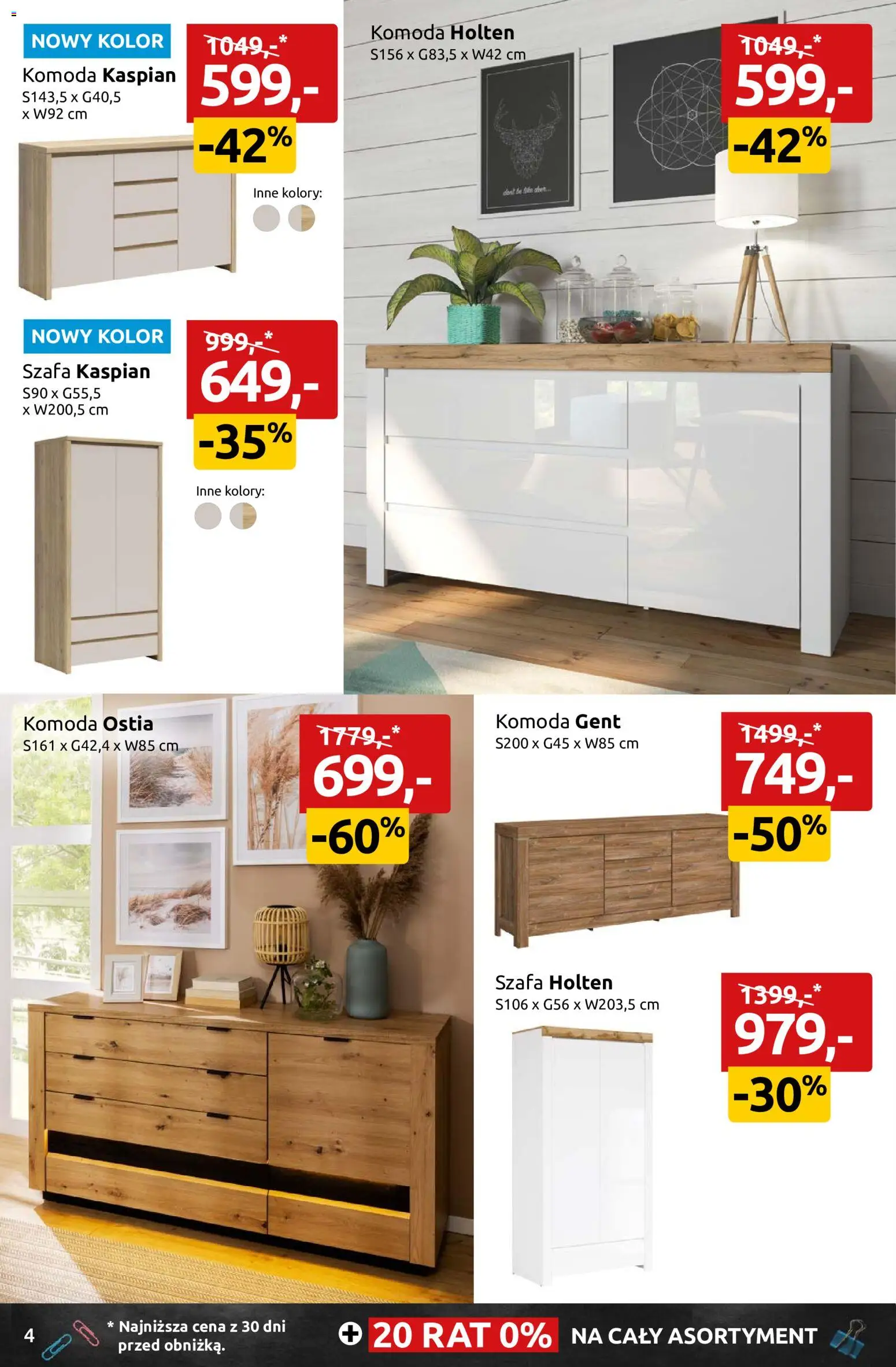 Black Red White promocje od 03.08.2026 | Strona: 4 | Produkty: Szafa, Komoda