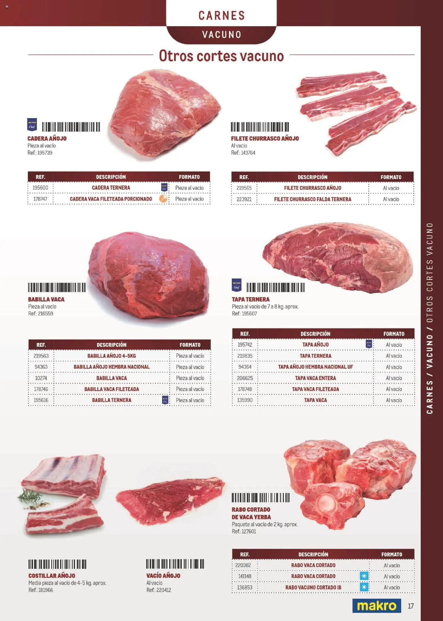 Makro Especial Carta y Menú │ válido desde el 06/07/2026 | Página: 17 | Productos: Filete
