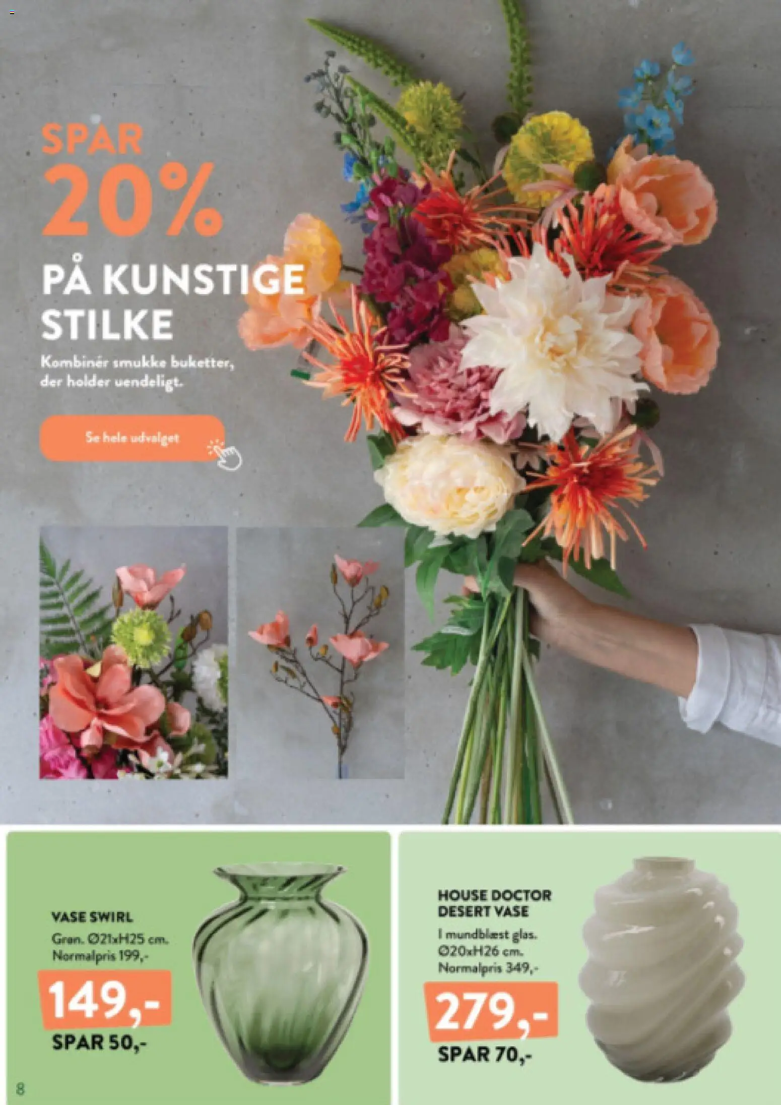Plantorama tilbudsavis – gyldig fra 14/08/2026 | Side: 8 | Produkter: Vase