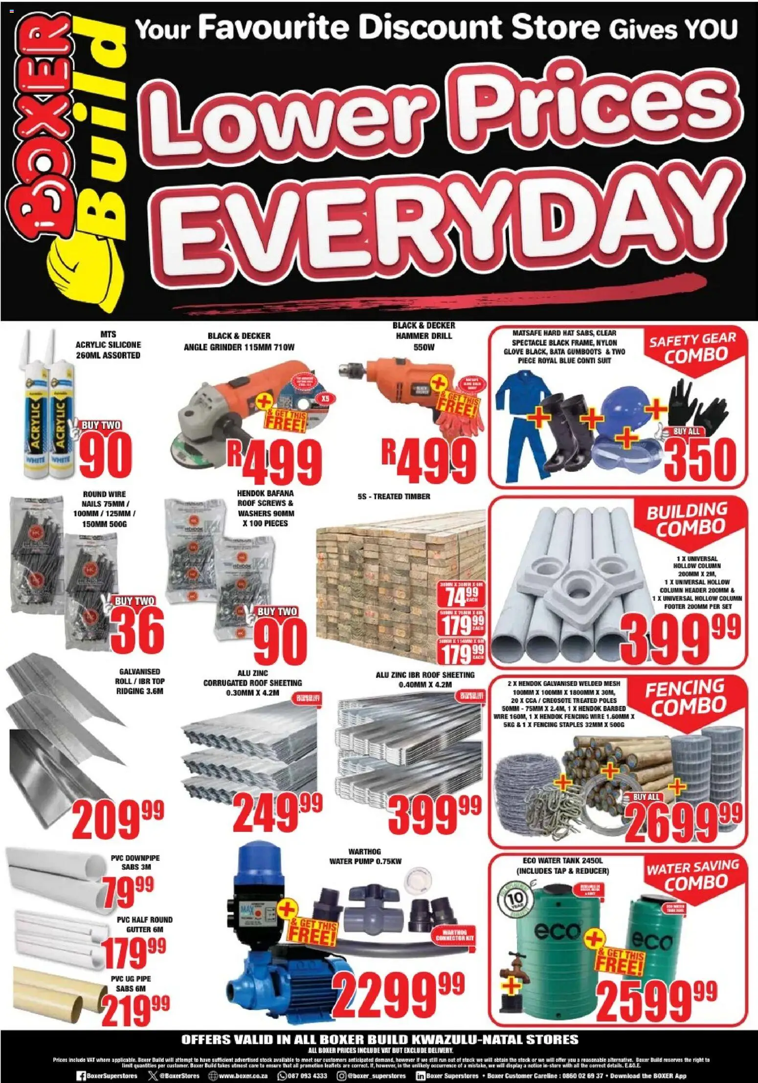 New Boxer catalogue – valid from 23.04.2026 | Page: 4 | Products: Glove, Grinder, Hammer, Stock