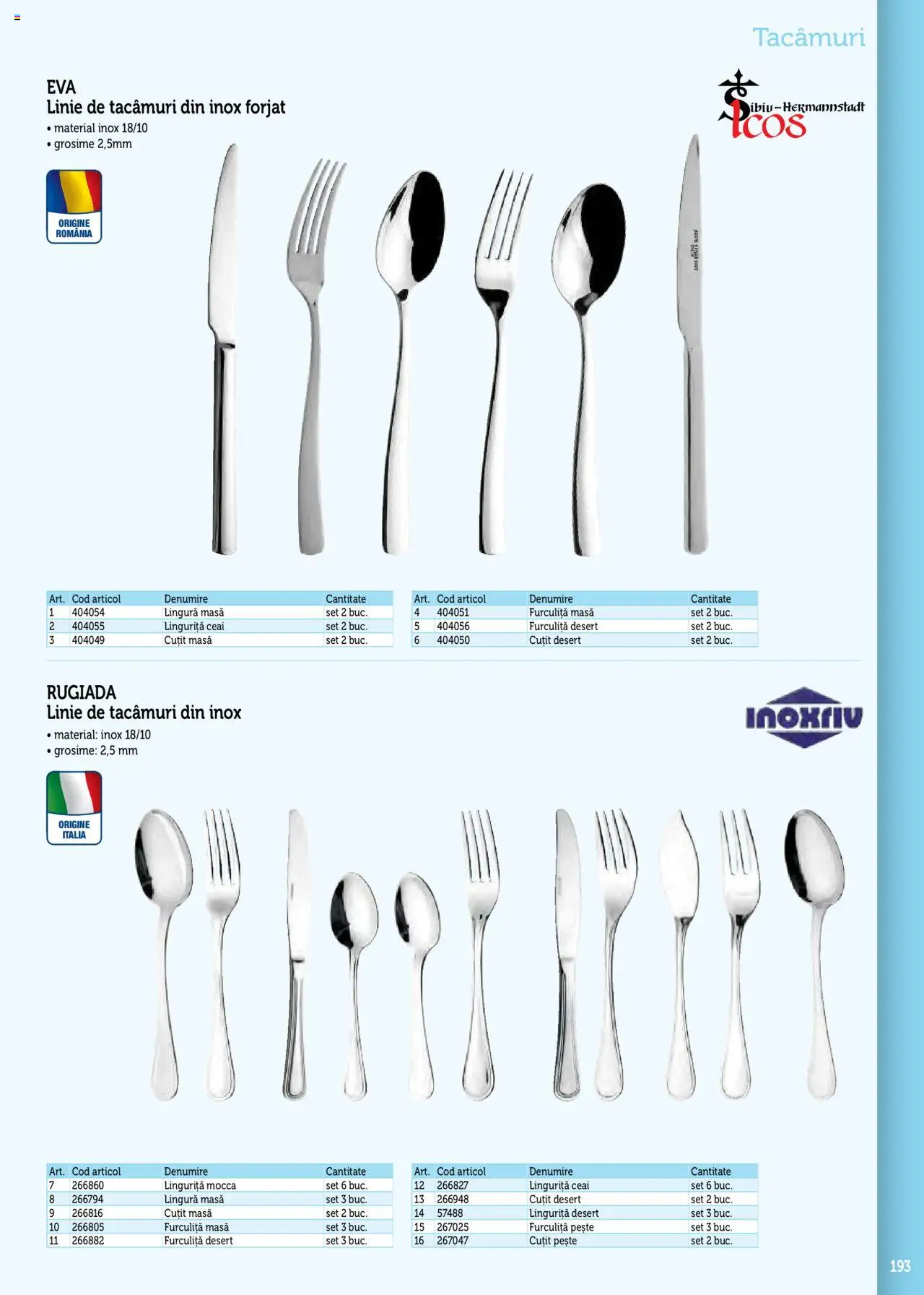 Noul catalog Metro – valabil de la 17.09.2025 | Pagină: 193 | Produse: Masă, Pește, Ceai, Desert