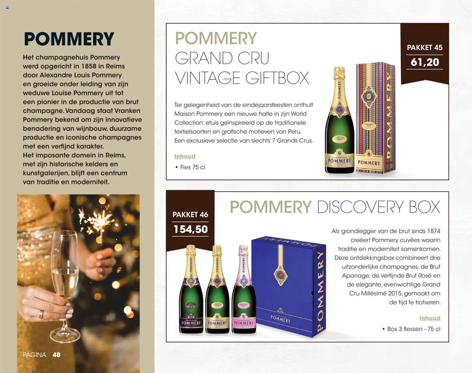 {H1} | Pagina: 48 | Producten: Fles, Box, Champagne, Centrum