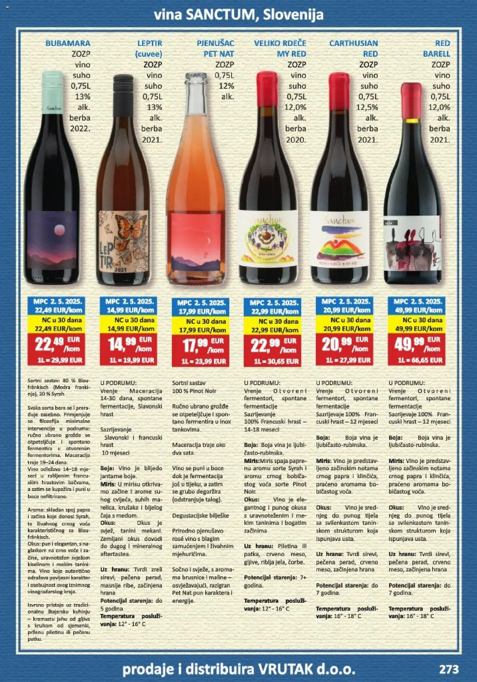 Vrutak katalog | vrijedi od 01.11.2025 | Stranica: 273 | Proizvodi: Piletina, Voće, Grožđe, Kim
