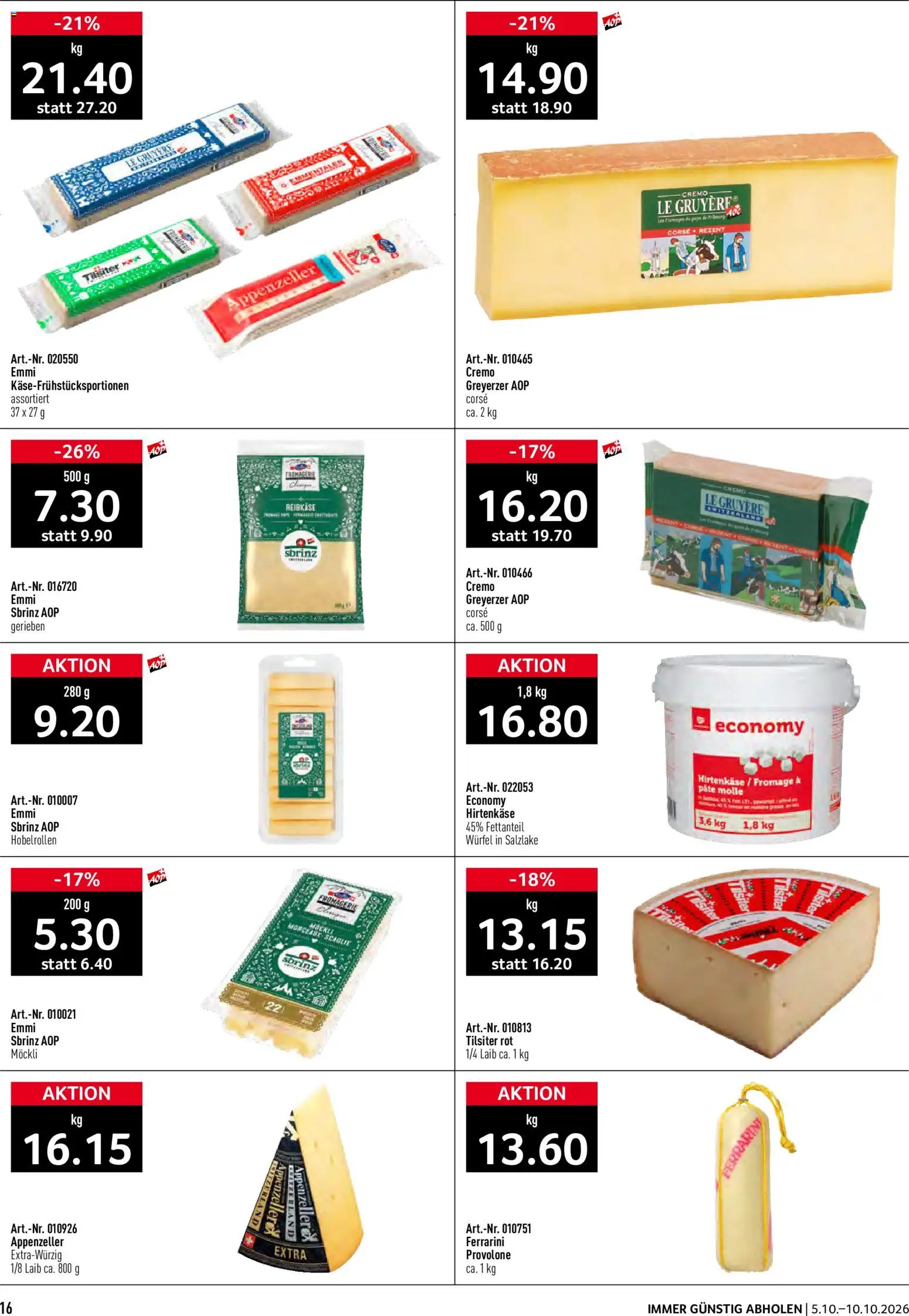 Prodega aktionen – gültig ab 05.10.2026 | Seite: 16