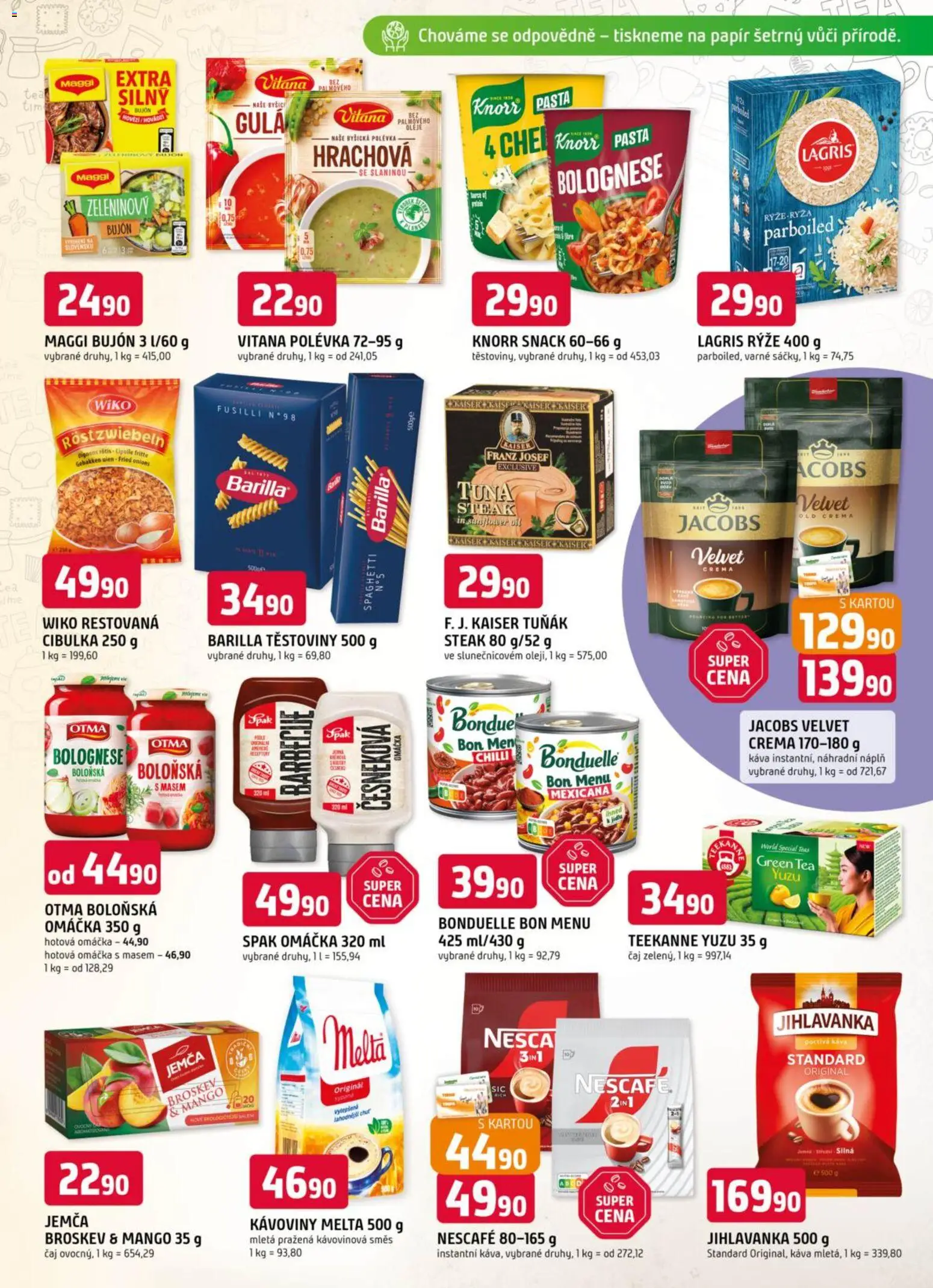 Trefa leták od 15.04.2026 | Strana: 7 | Produkty: Mango, Čaj, Steak, Bujón