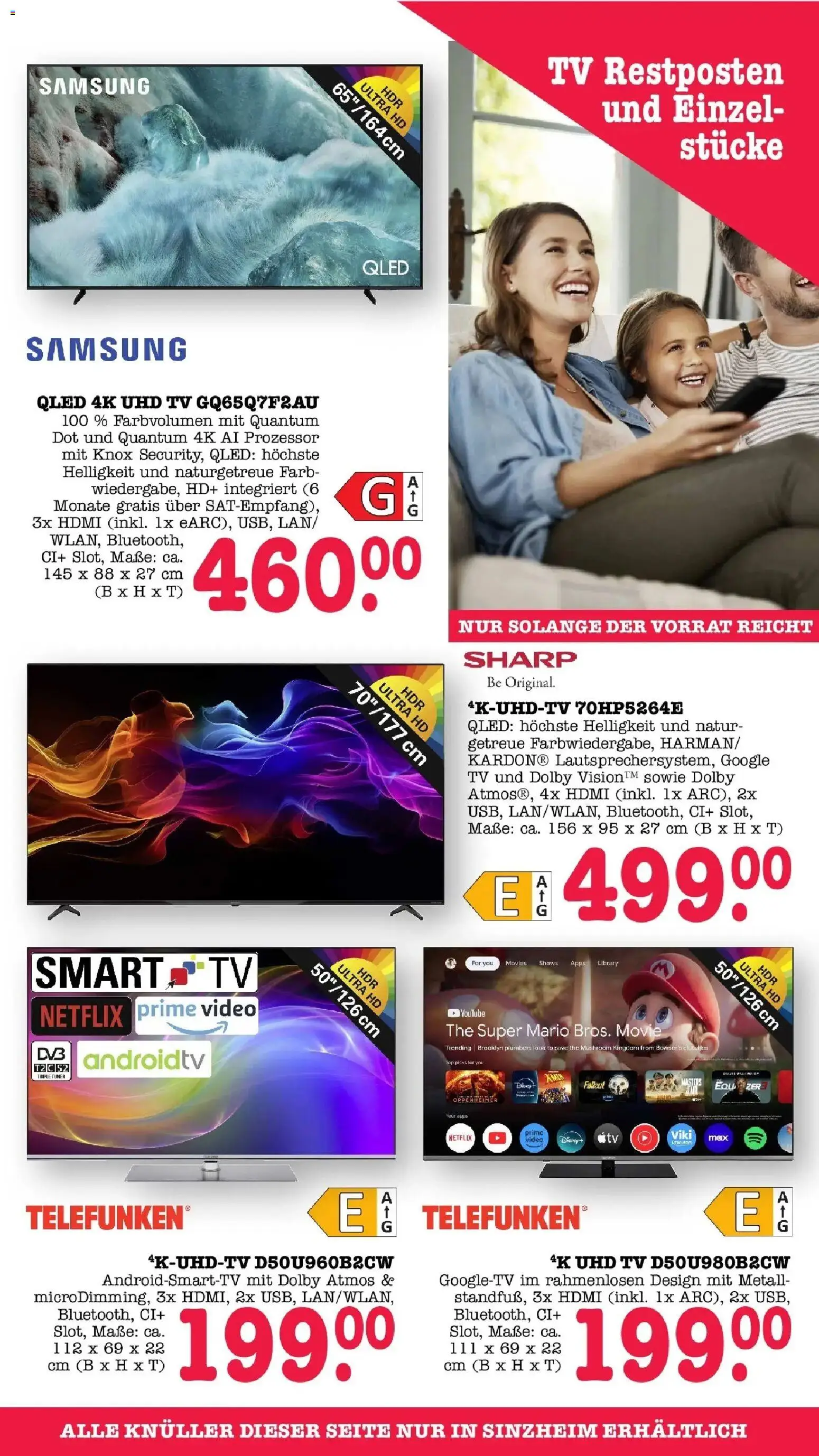 E center Prospekt Achern (ab 24.08.2026) zum Blättern | Seite: 65 | Produkte: Top, Samsung, Smart TV, Video