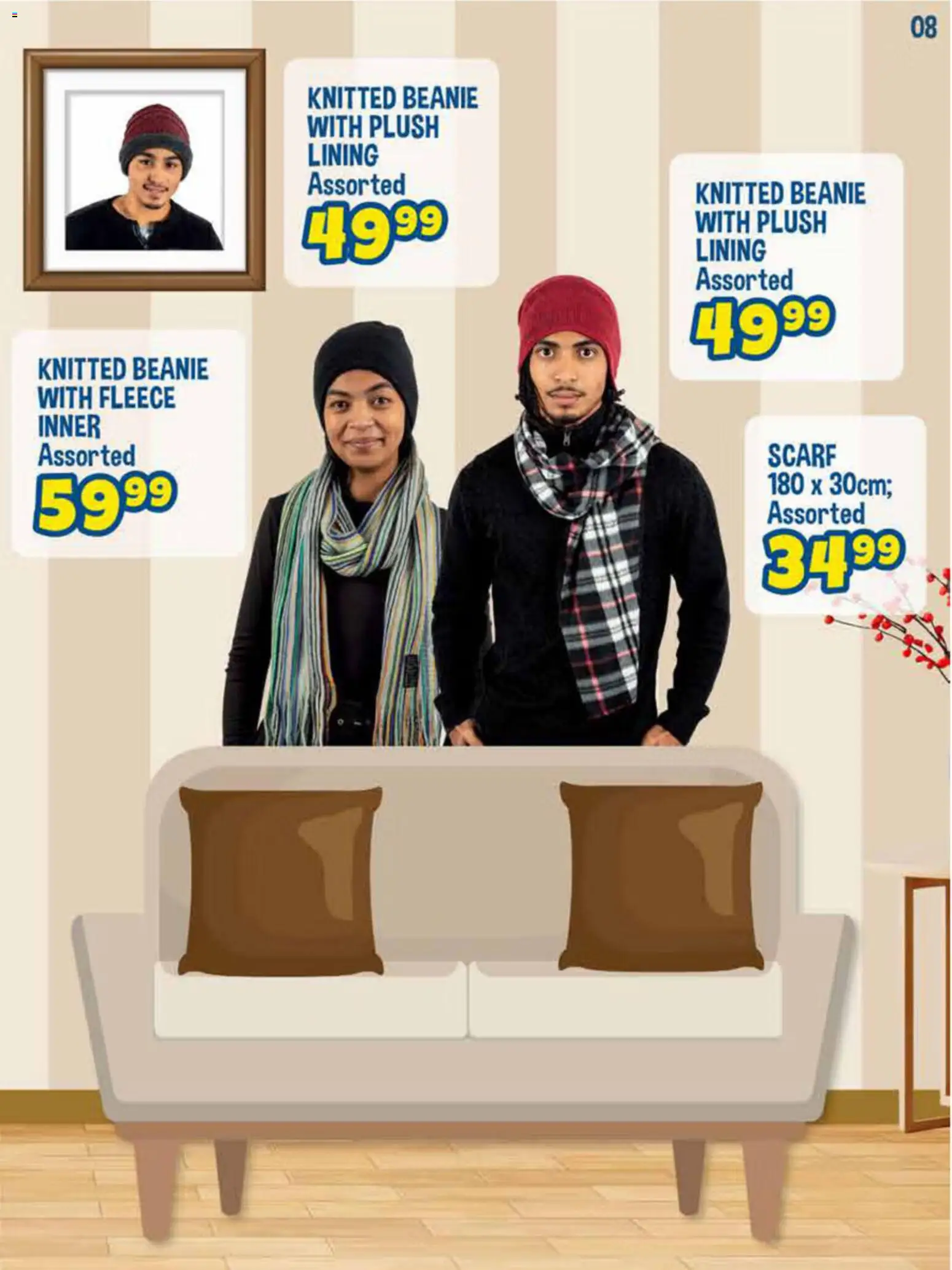 New Crazy Store catalogue – valid from 08.06.2026 | Page: 9 | Products: Scarf, Beanie