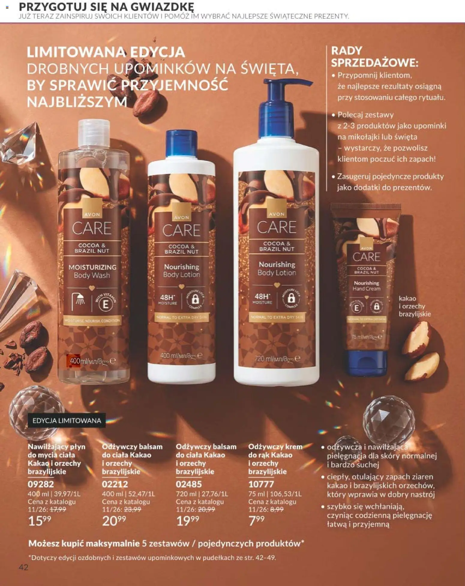 Avon Katalog Focus 10 2026 od 30.09.2026 | Strona: 42 | Produkty: Zapach, Body, Krem, Lotion