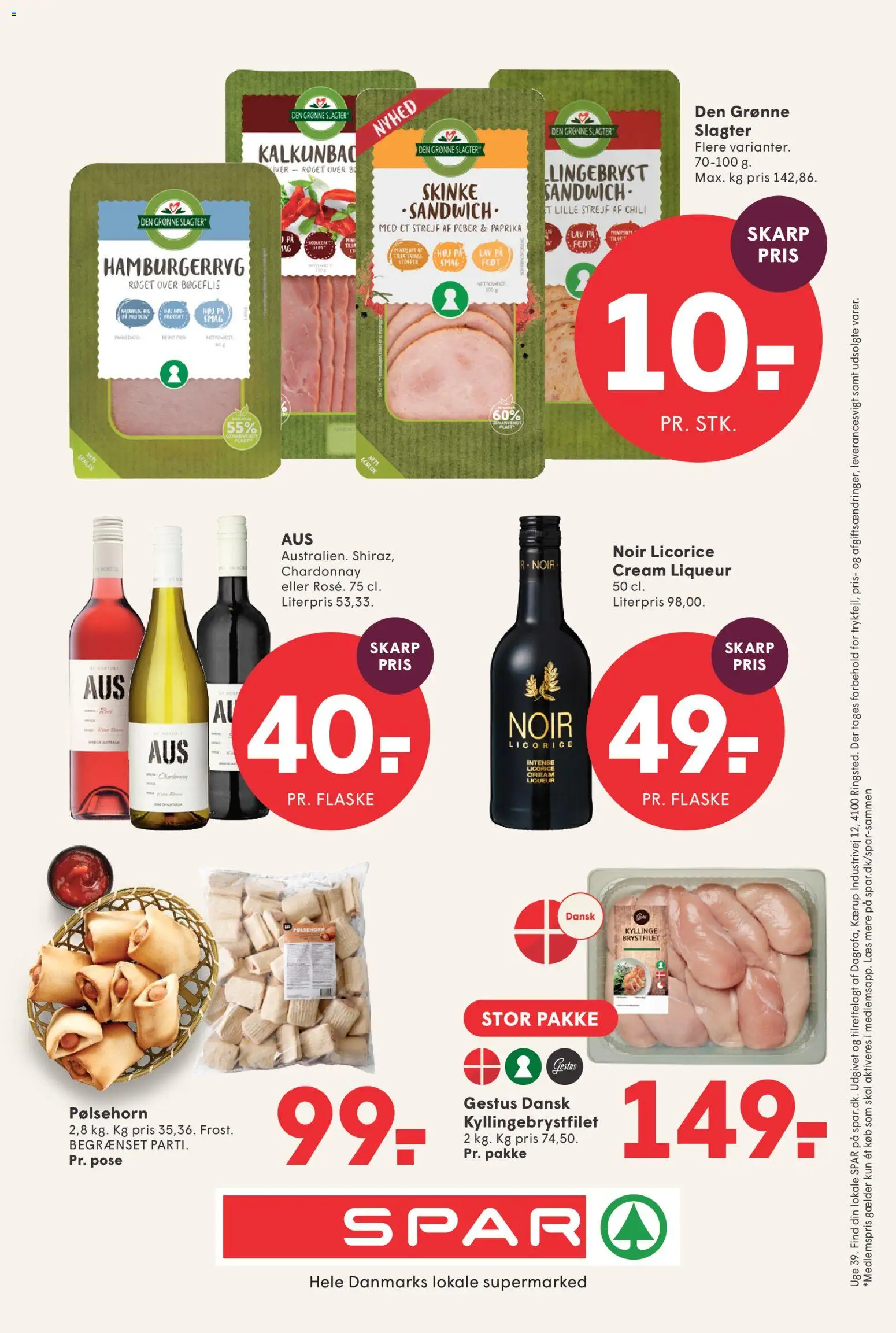 Spar tilbudsavis – gyldig fra 18/09/2026 | Side: 29 | Produkter: Chili, Skinke, Hamburgerryg, Søm