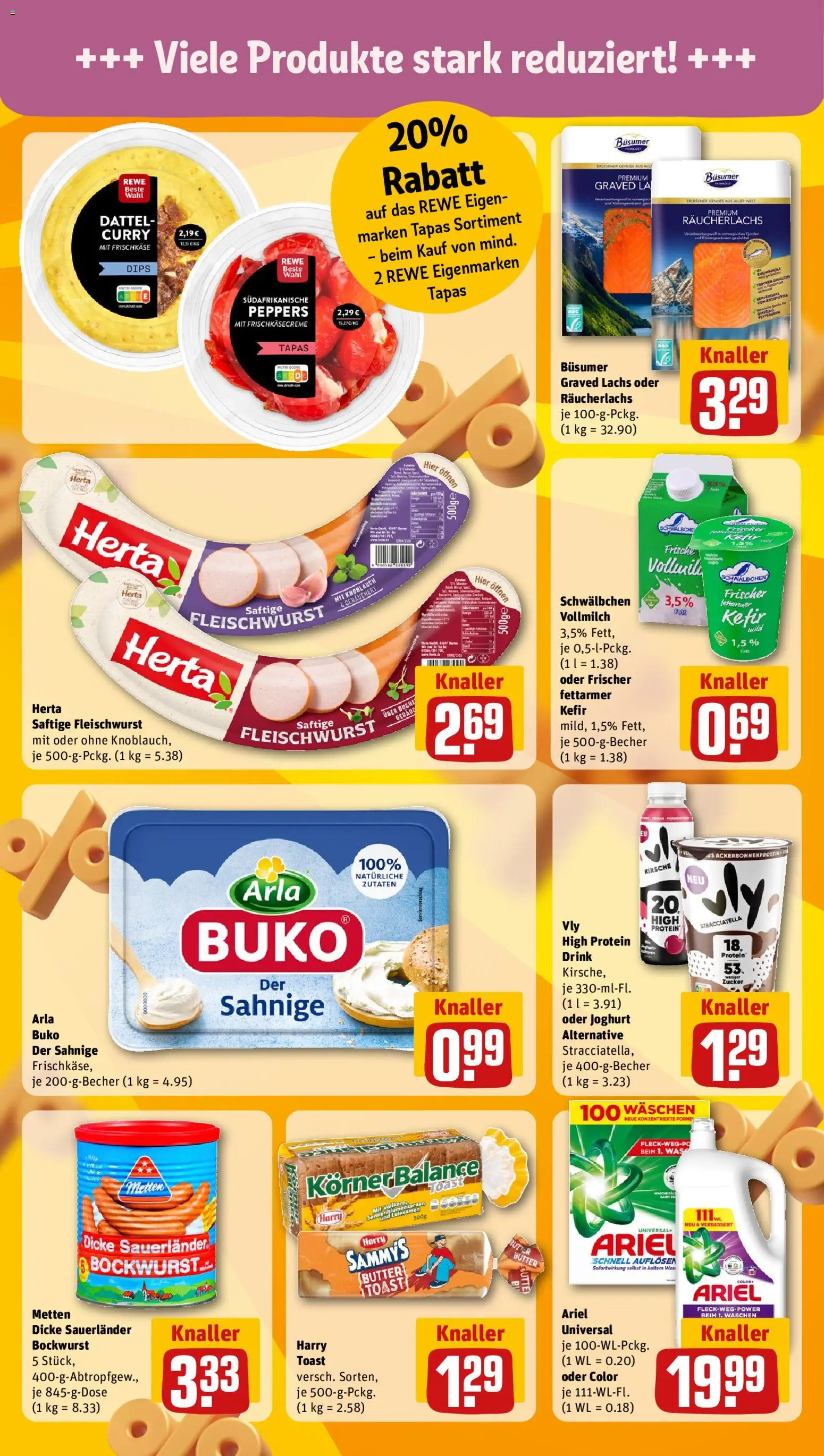 Rewe ihr Kaufpark Prospekt – gültig ab 20.07.2026 | Seite: 15 | Produkte: Lachs, Räucherlachs, Zucker, Knoblauch
