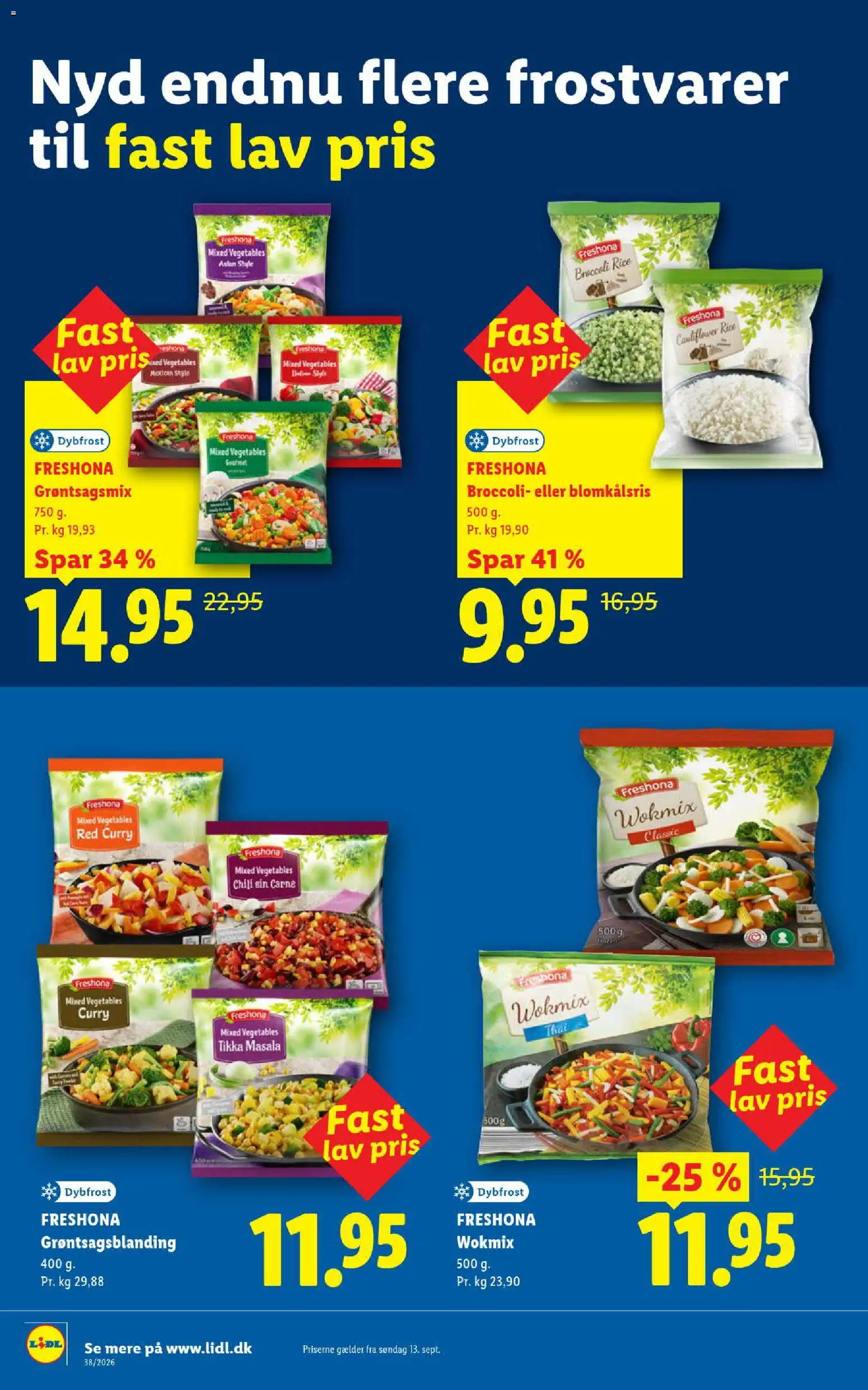 Lidl tilbudsavis – gyldig fra 13/09/2026 | Side: 12 | Produkter: Chili, Grøntsagsmix, Broccoli, Chilli