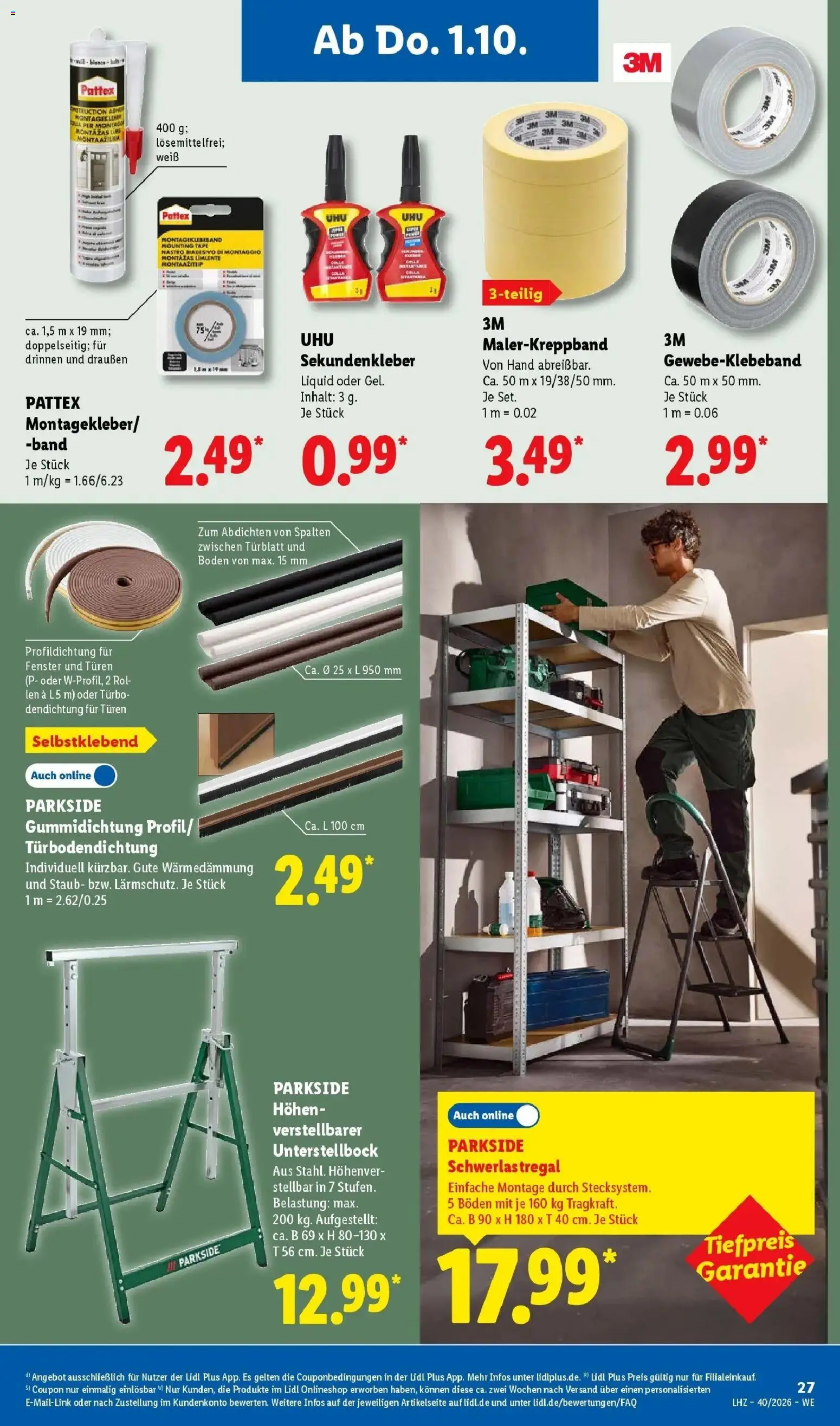 Lidl Prospekt Künzell (ab 28.09.2026) zum Blättern » Angebote | Seite: 43 | Produkte: Schwerlastregal