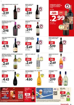 Anteprima del volantino bennet volantino valido a partire dal 24/09/2026 | Pagina: 15 | Prodotti: Birra, Prosecco, Data, Bottiglia