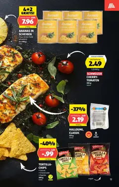 TORTILLA-CHIPS, Tortilla-Chips • nature, • Cheese oder • Paprika ab 09.07.2026 gültig | Seite: 15