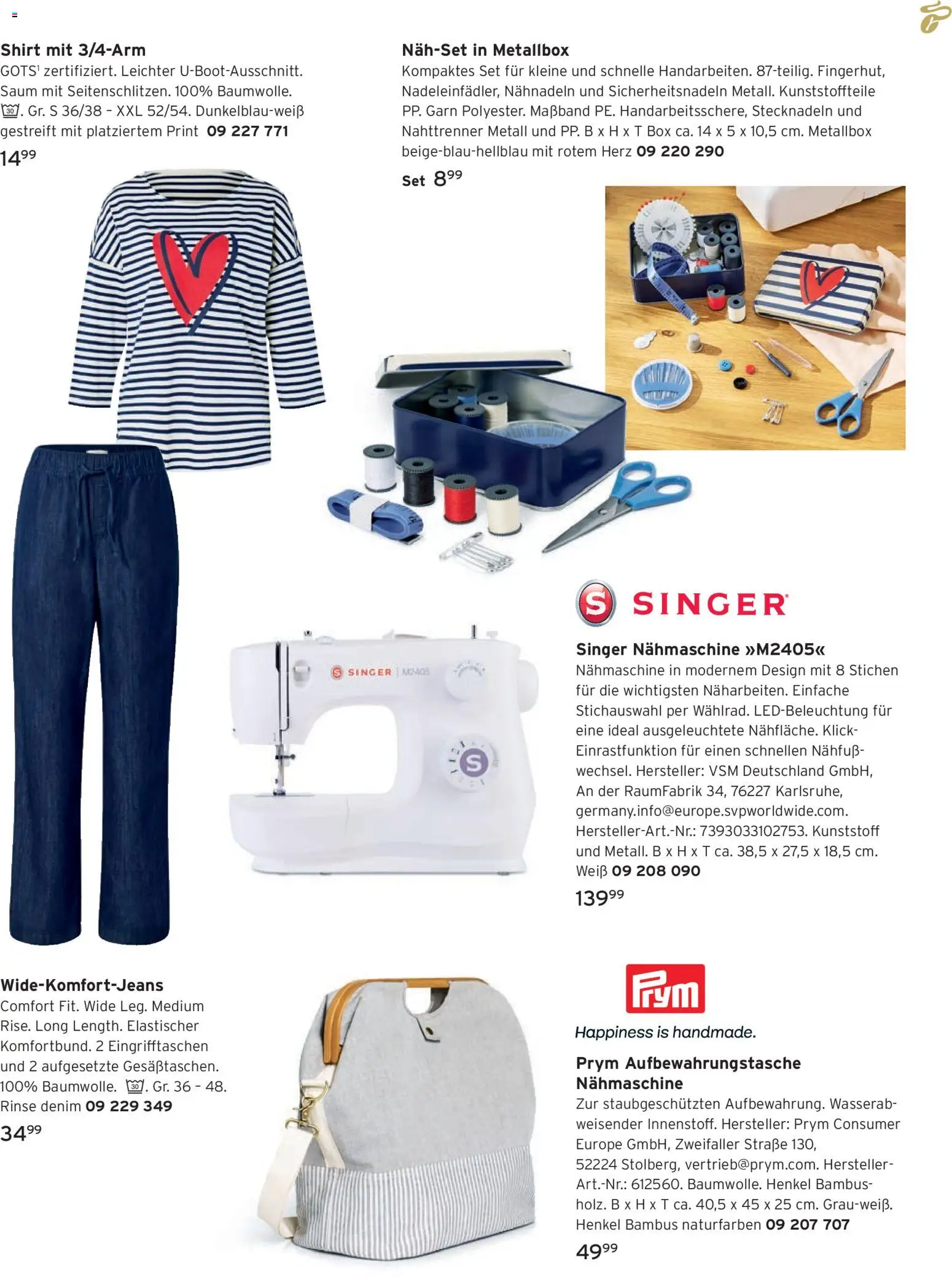 Angebote Tchibo – gültig ab 01.09.2026 | Seite: 87 | Produkte: Shirt, Nähmaschine, Box