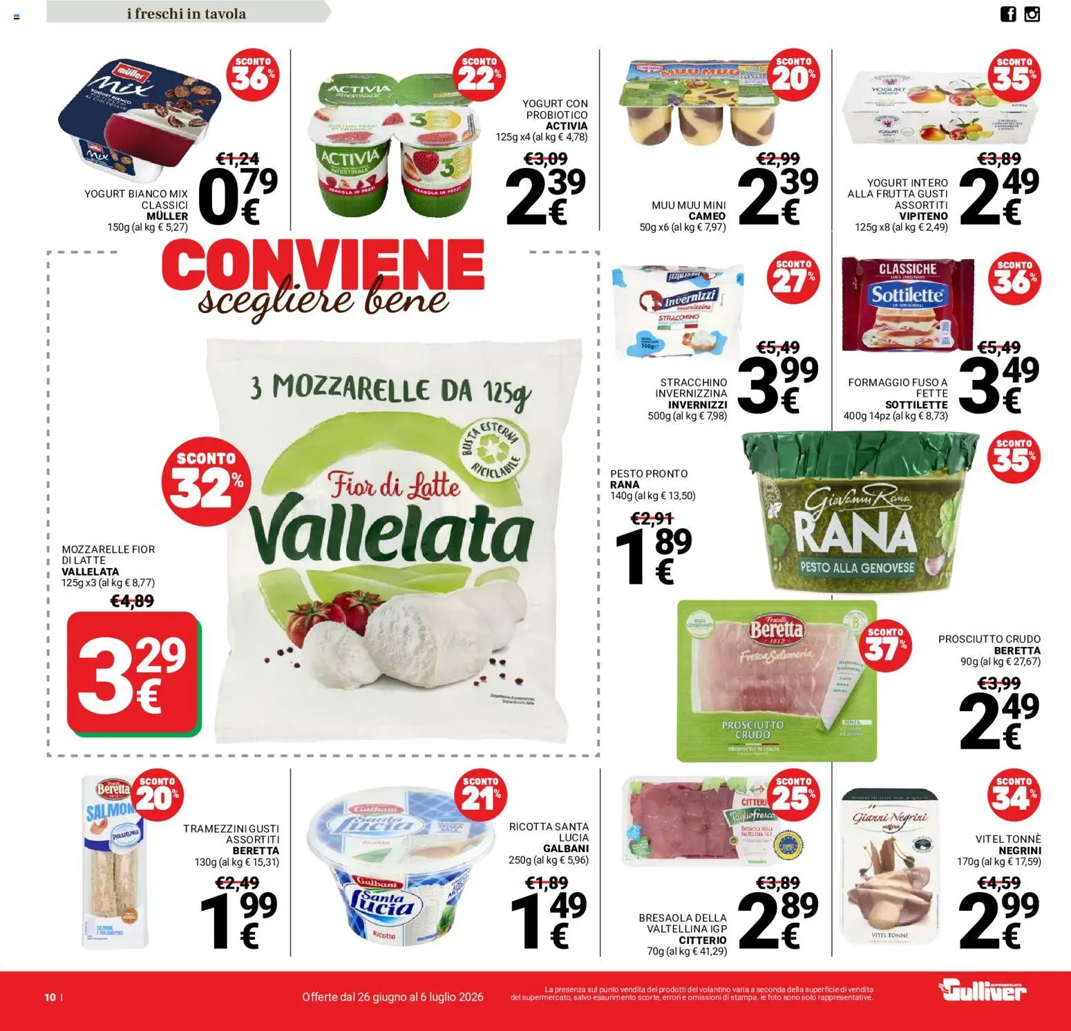 Volantino Gulliver del 26/06/2026 | Pagina: 10