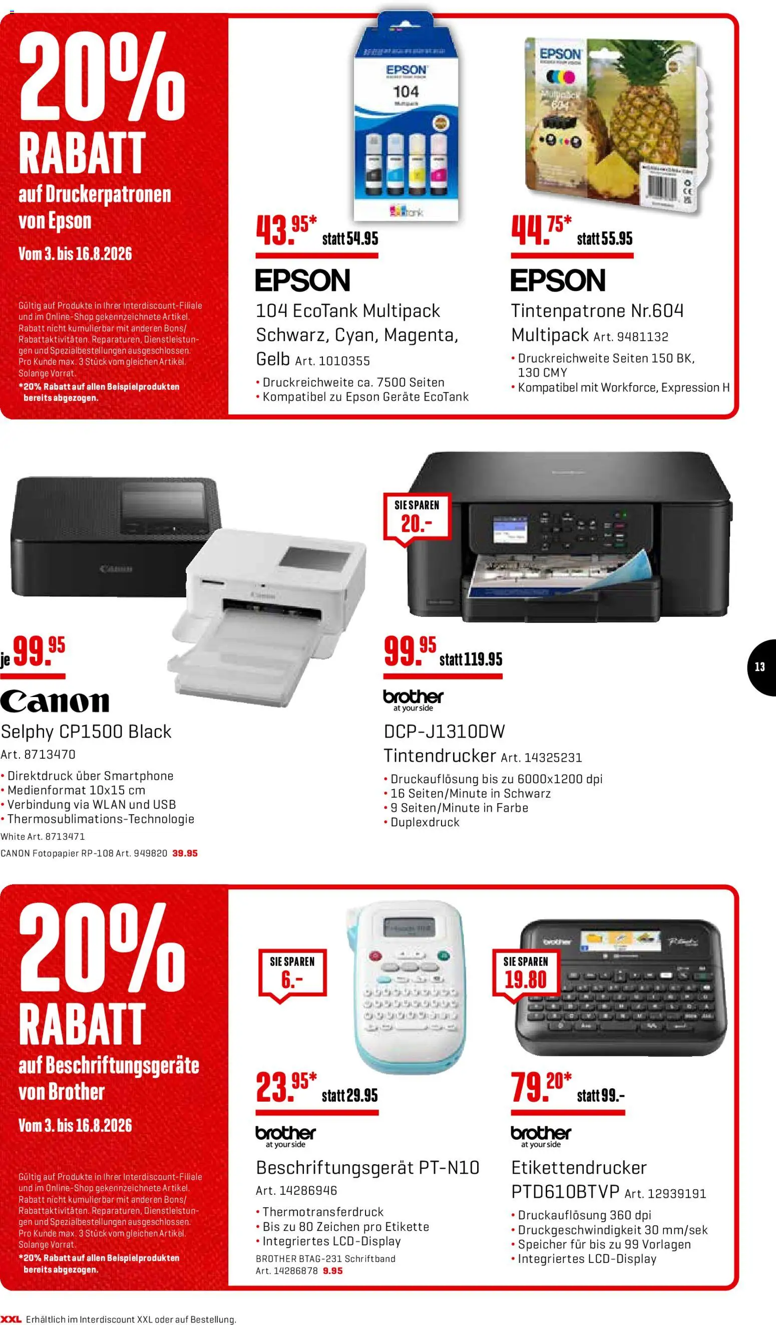 Interdiscount aktionen – gültig ab 03.08.2026 | Seite: 13
