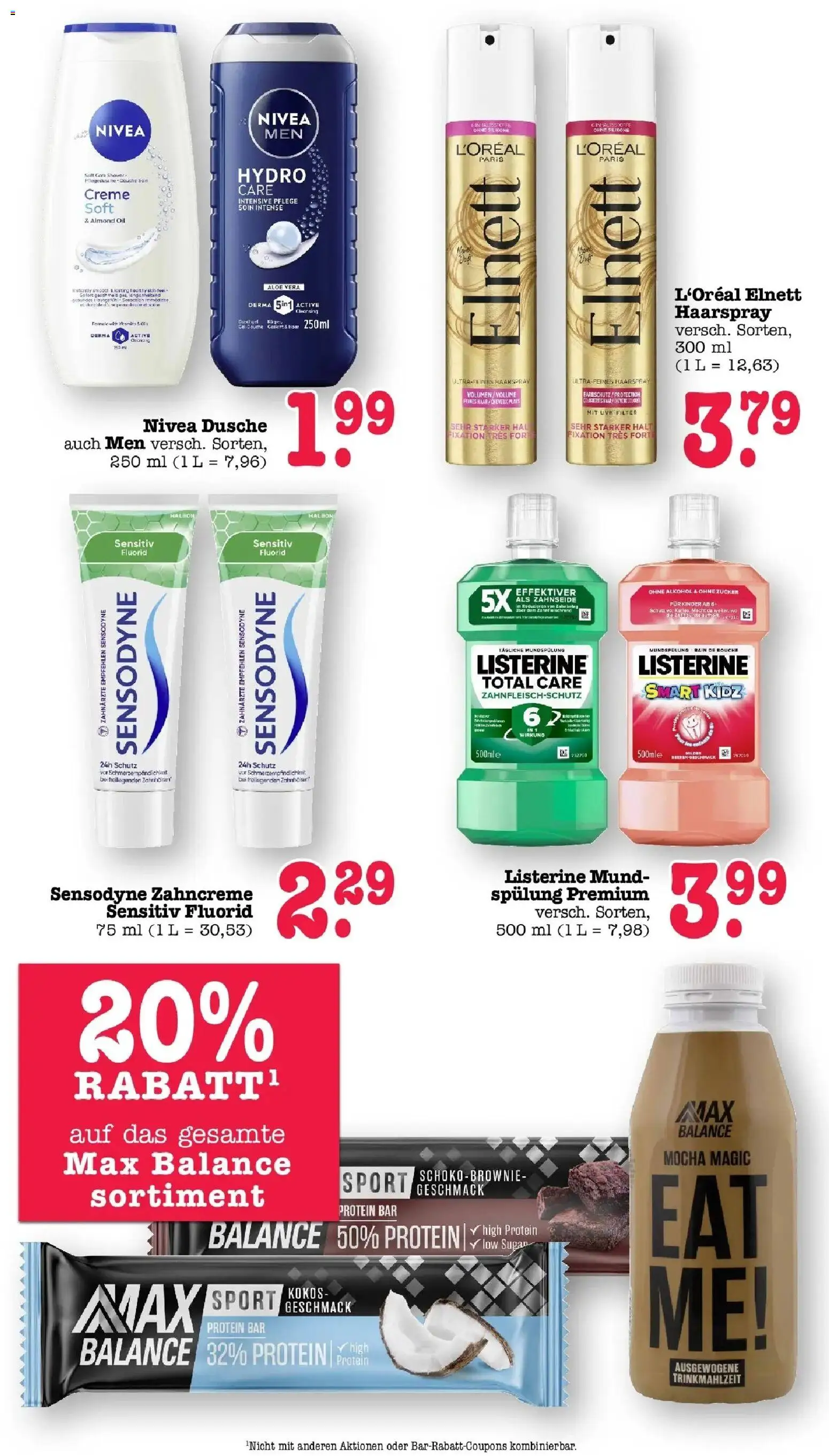 Edeka Prospekt Heidelberg (ab 31.08.2026) » Angebote Online | Seite: 55 | Produkte: Dusche, Creme, Alkohol, Listerine