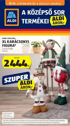 Aldi Középső sor termékei - amely érvényes a következő dátumtól: 2026.10.15.